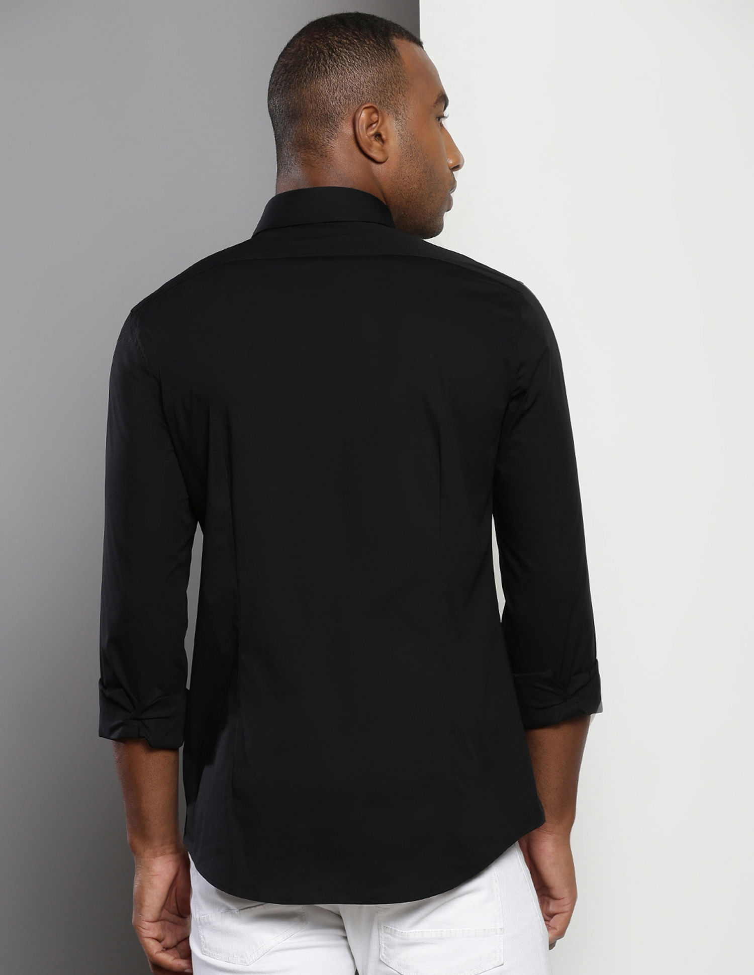 Calvin Klein Long Sleeve Solid Casual Shirt