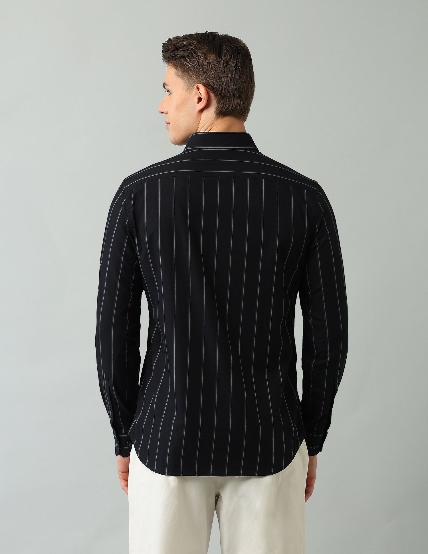 Arrow Sport Slim Fit Striped Shirt