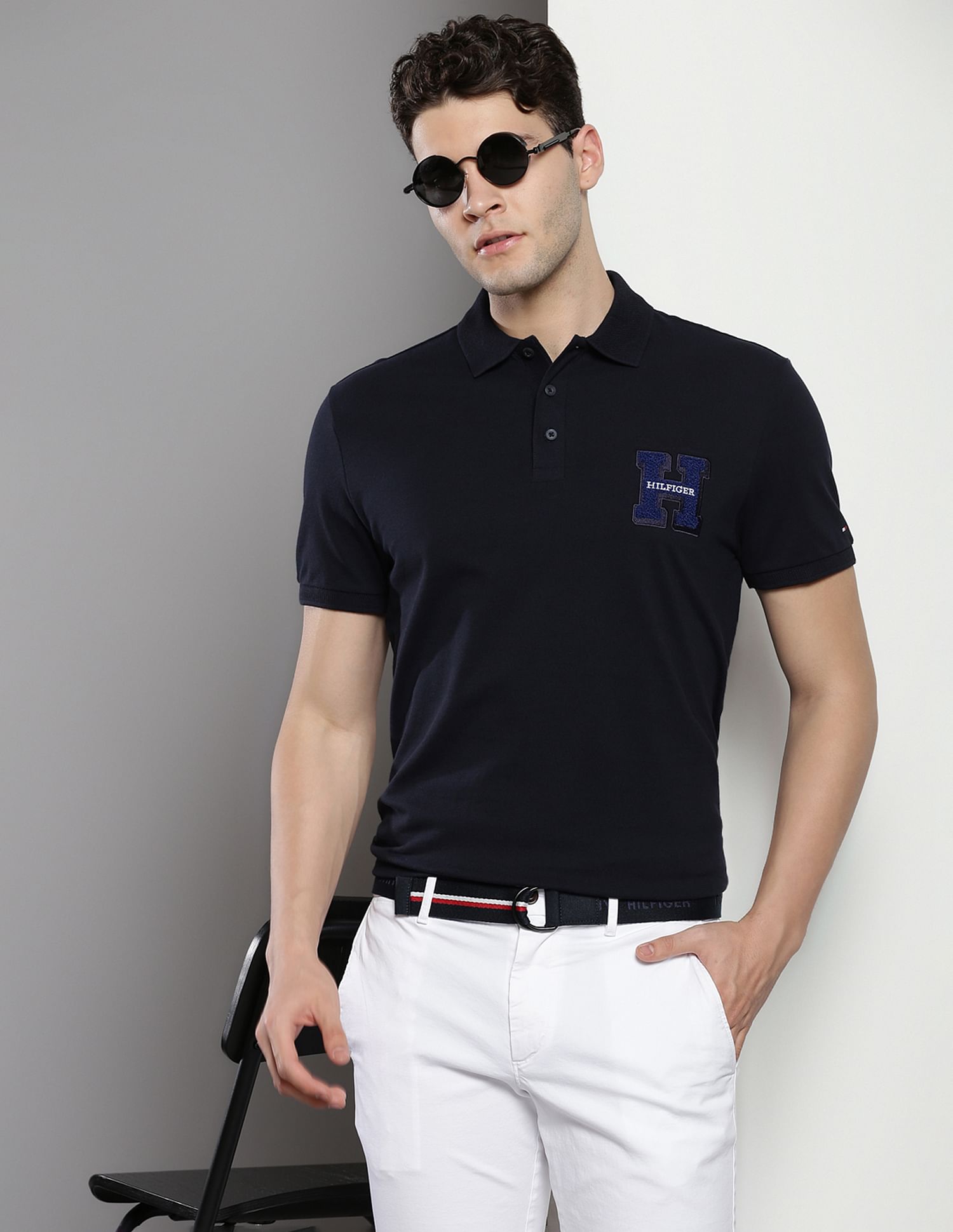 Tommy Hilfiger Sustainable Boucle Solid Polo Shirt