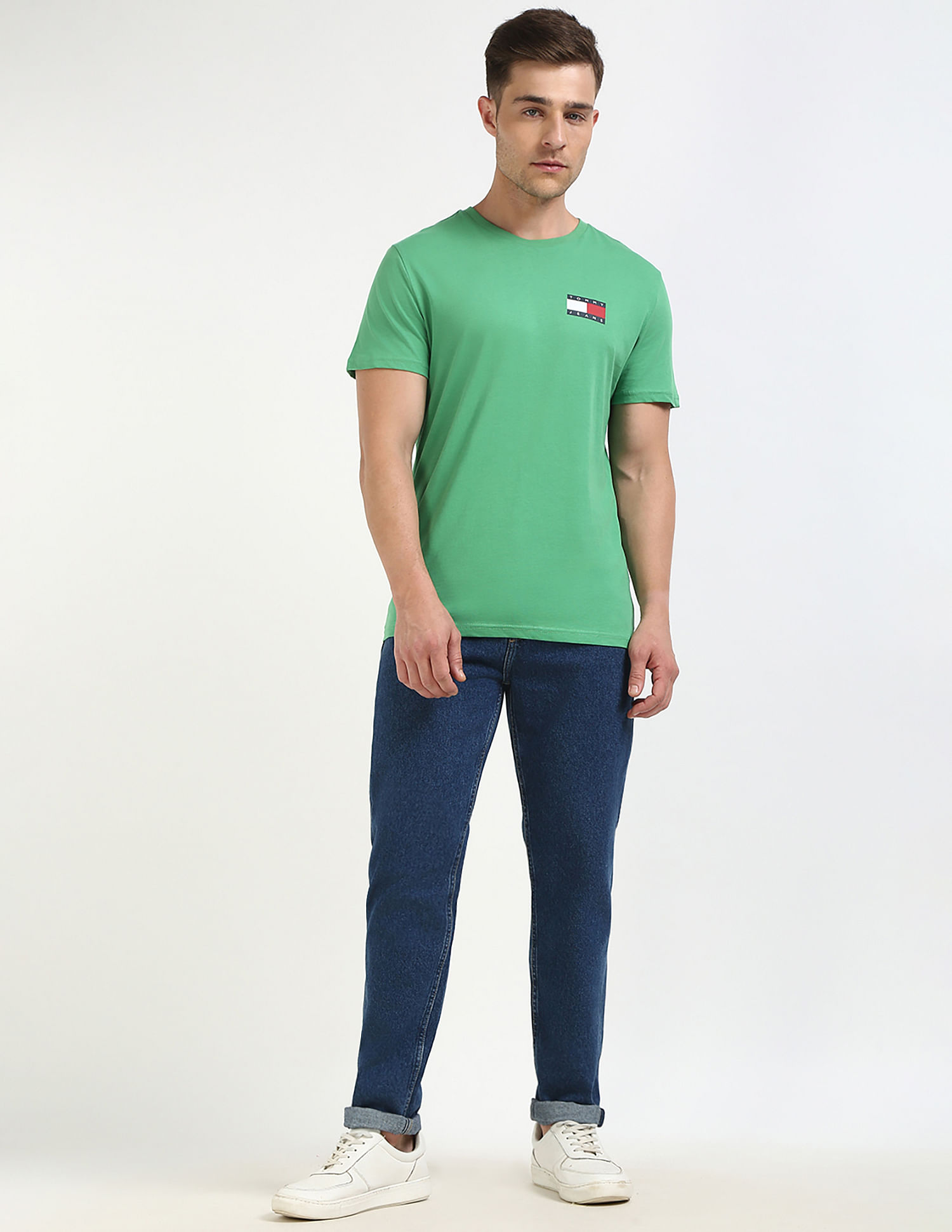 Tommy Hilfiger Logo Slim-Fit Cotton T-Shirt