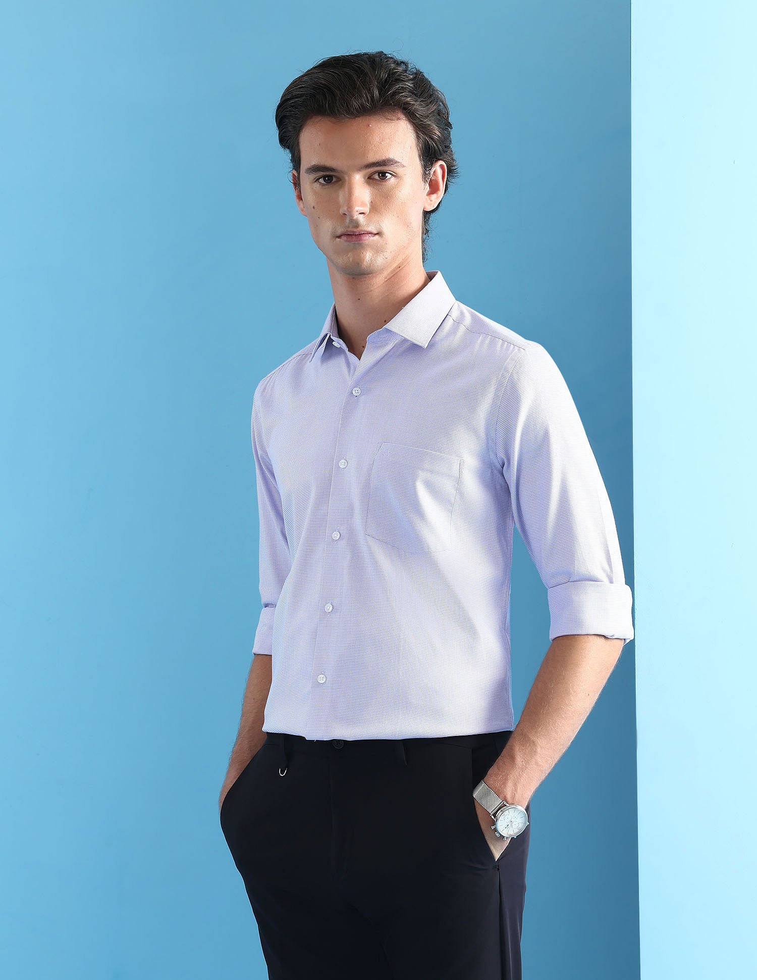 Arrow Manhattan Slim Fit Velocity Shirt
