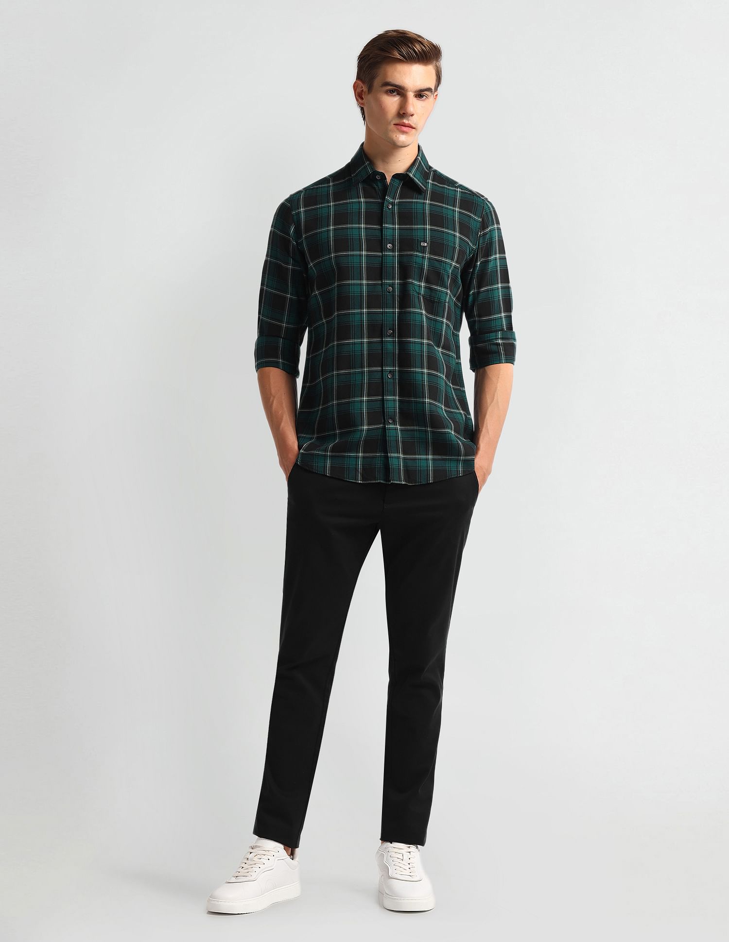 Arrow Sport Tartan Check Cotton Shirt