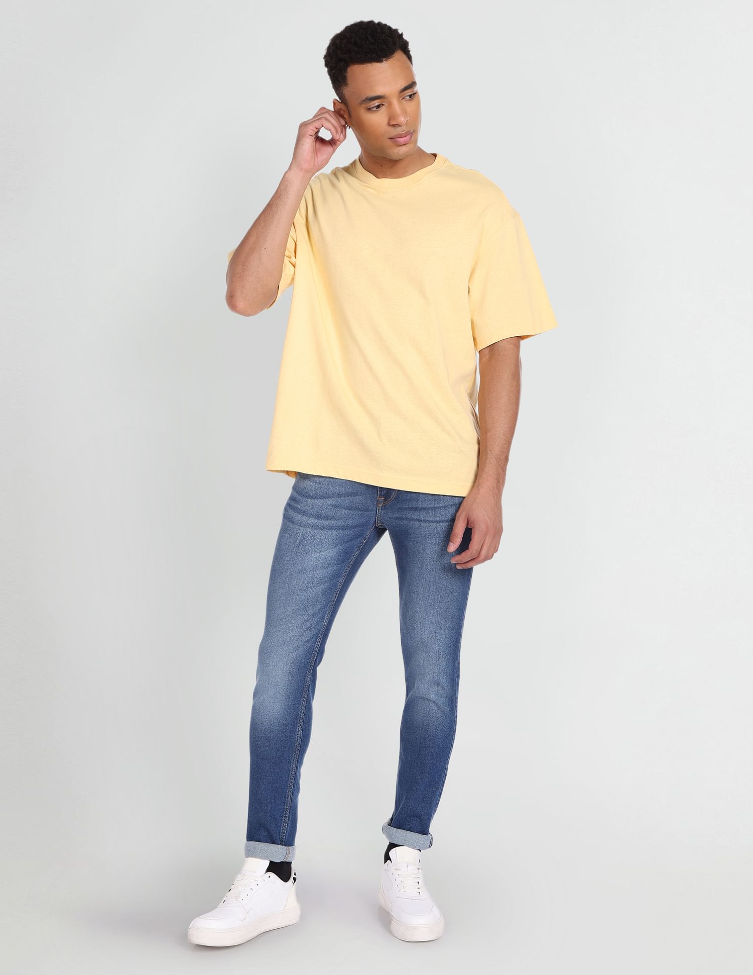 Flying Machine Super Skinny Fit Low Rise Jeans