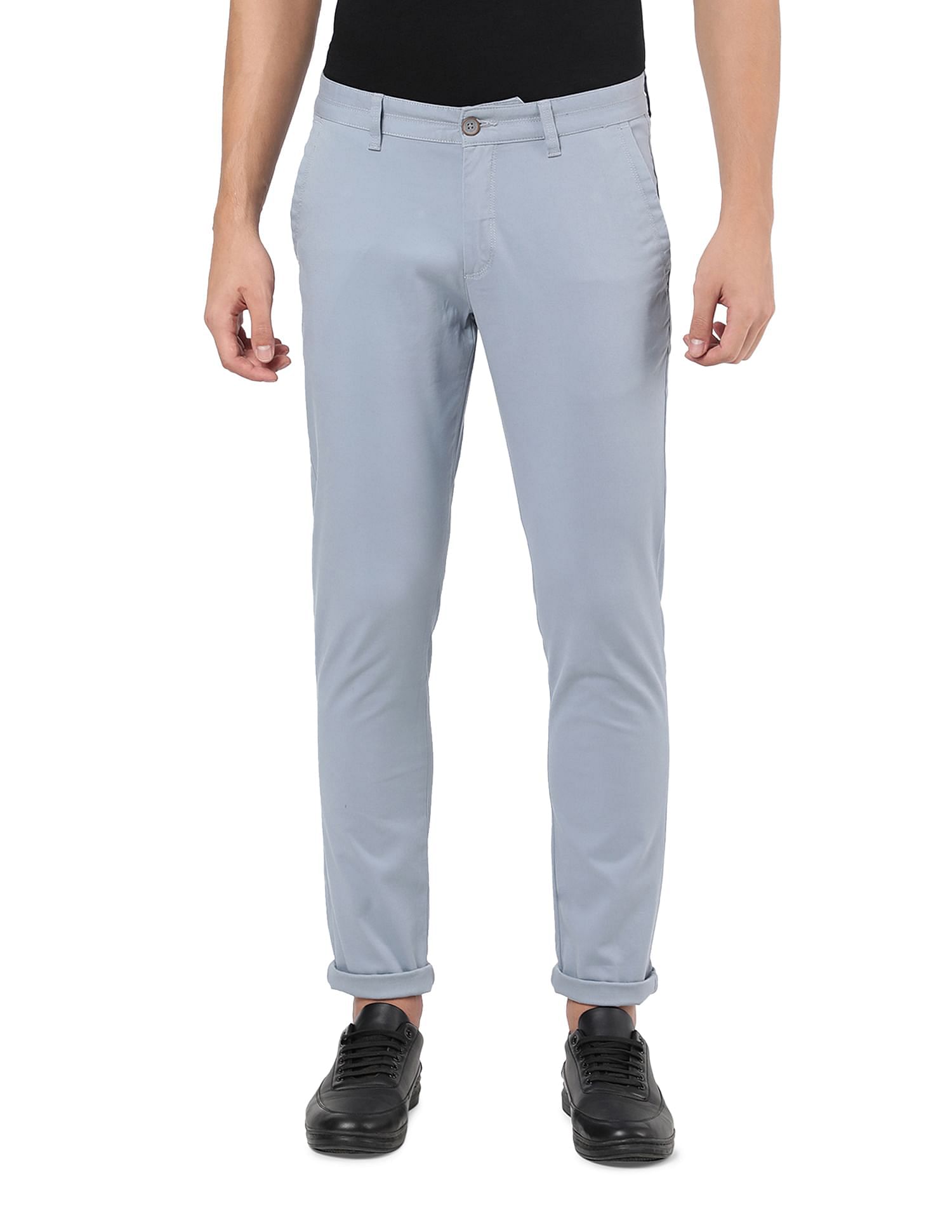Buy French Navy Slim Stretch Chino Trousers from the Next UK online shop