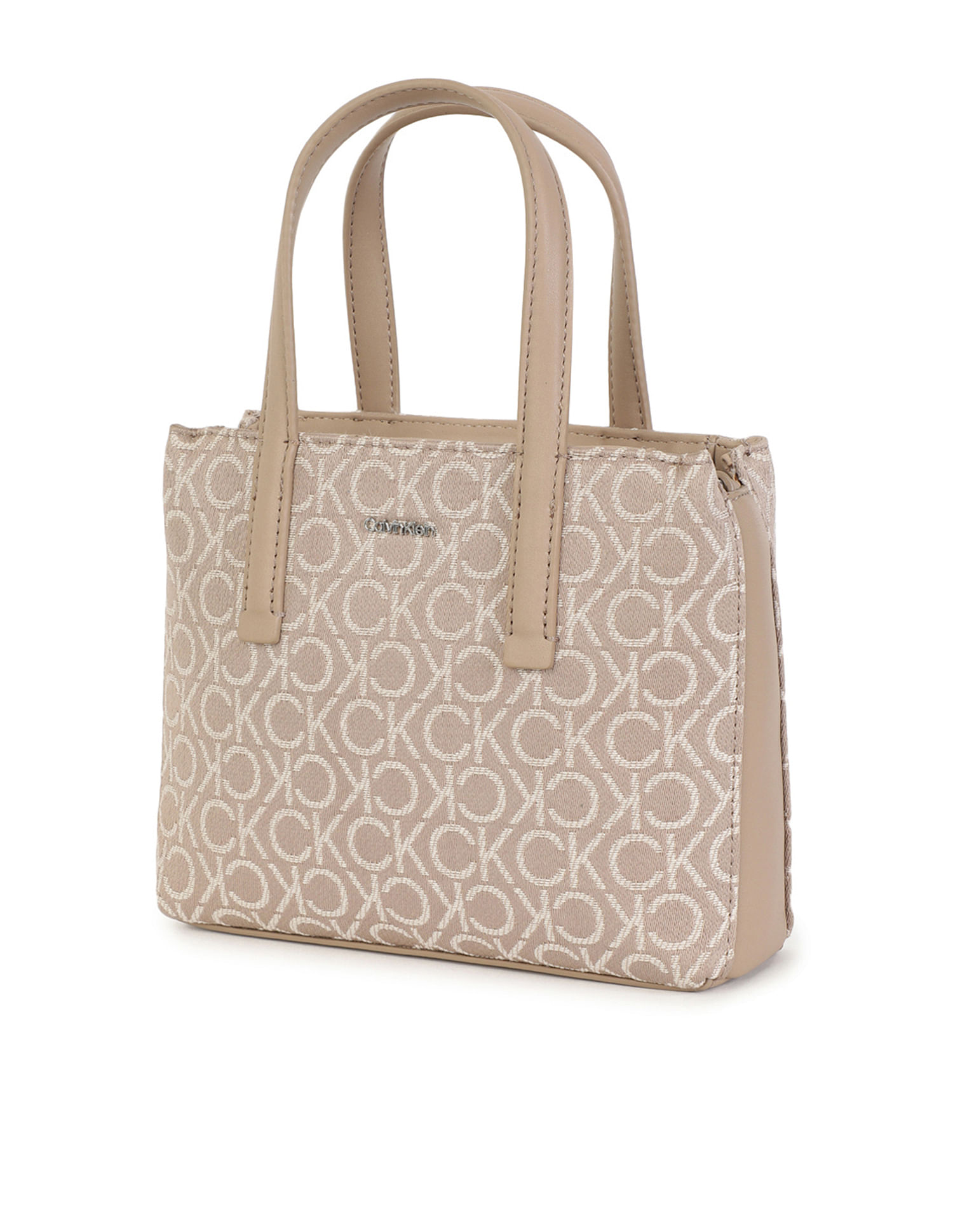 Calvin Klein Monogram Jacquard Tote Bag