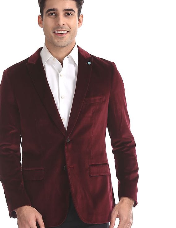 arrow maroon blazer