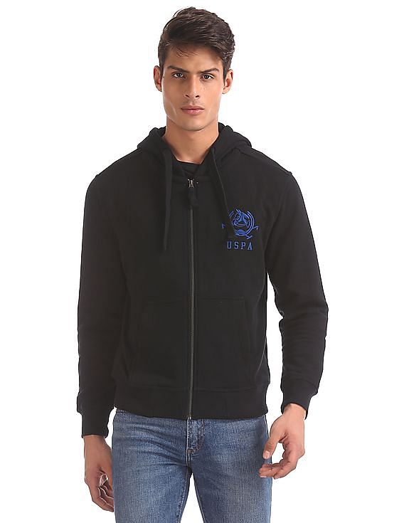 U.S. Polo Assn. Solid Hooded Sweatshirt