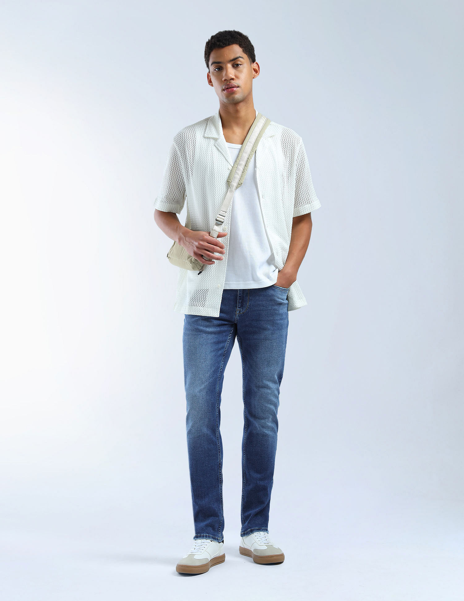 Flying Machine Freddie Slim Straight Fit Authentic Premium Jeans