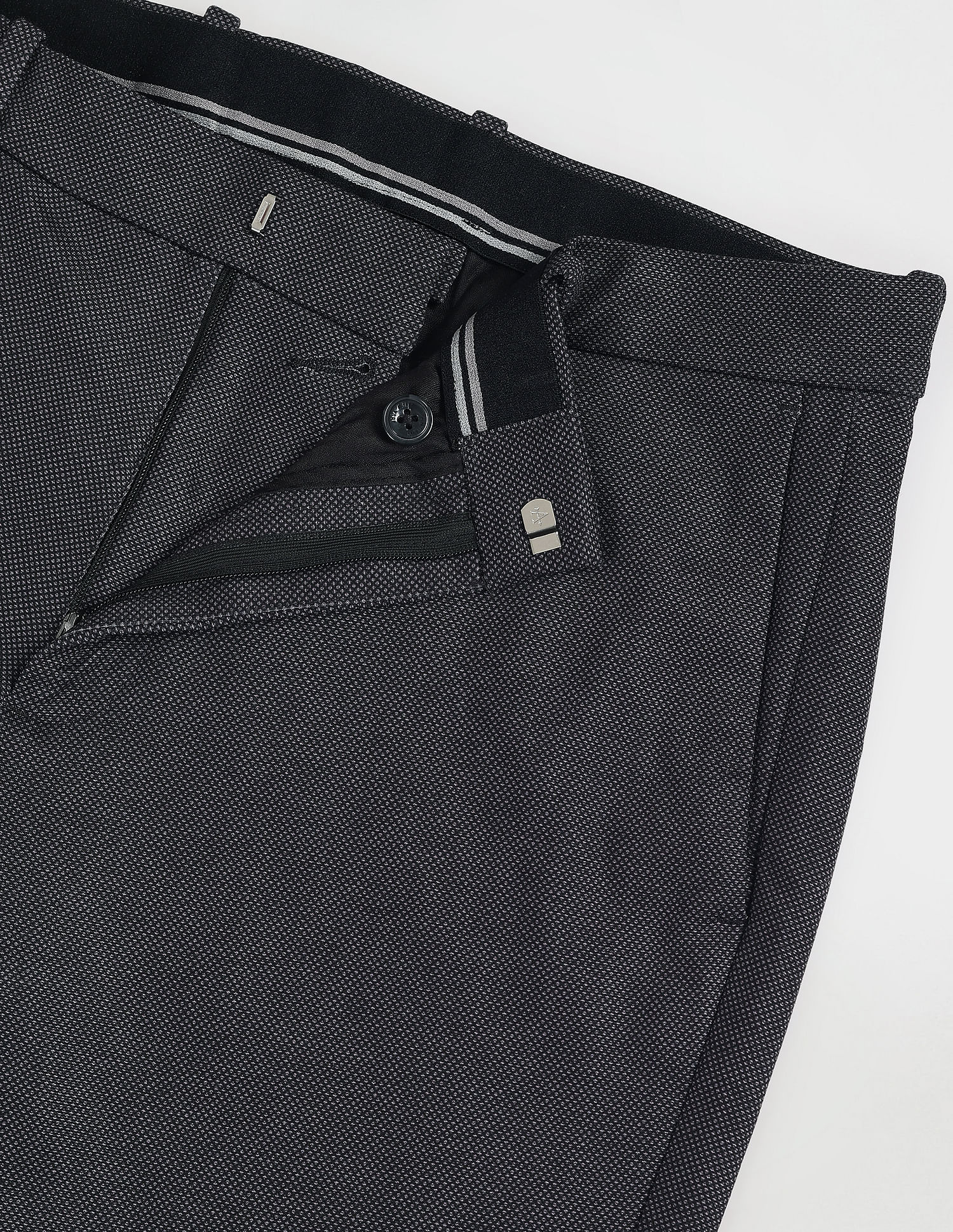 Arrow Newyork Mid Rise Dobby Trousers