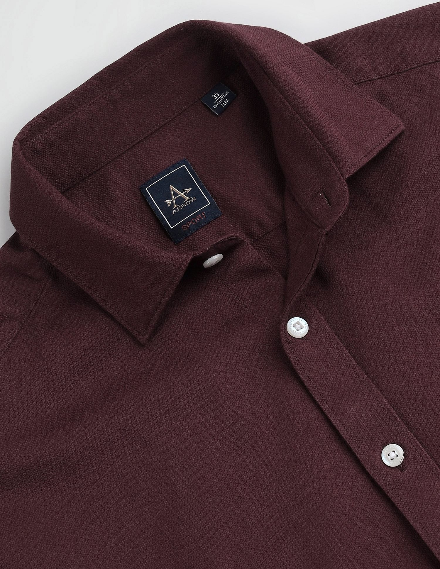Arrow Sports Manhattan Slim Fit Dobby Shirt