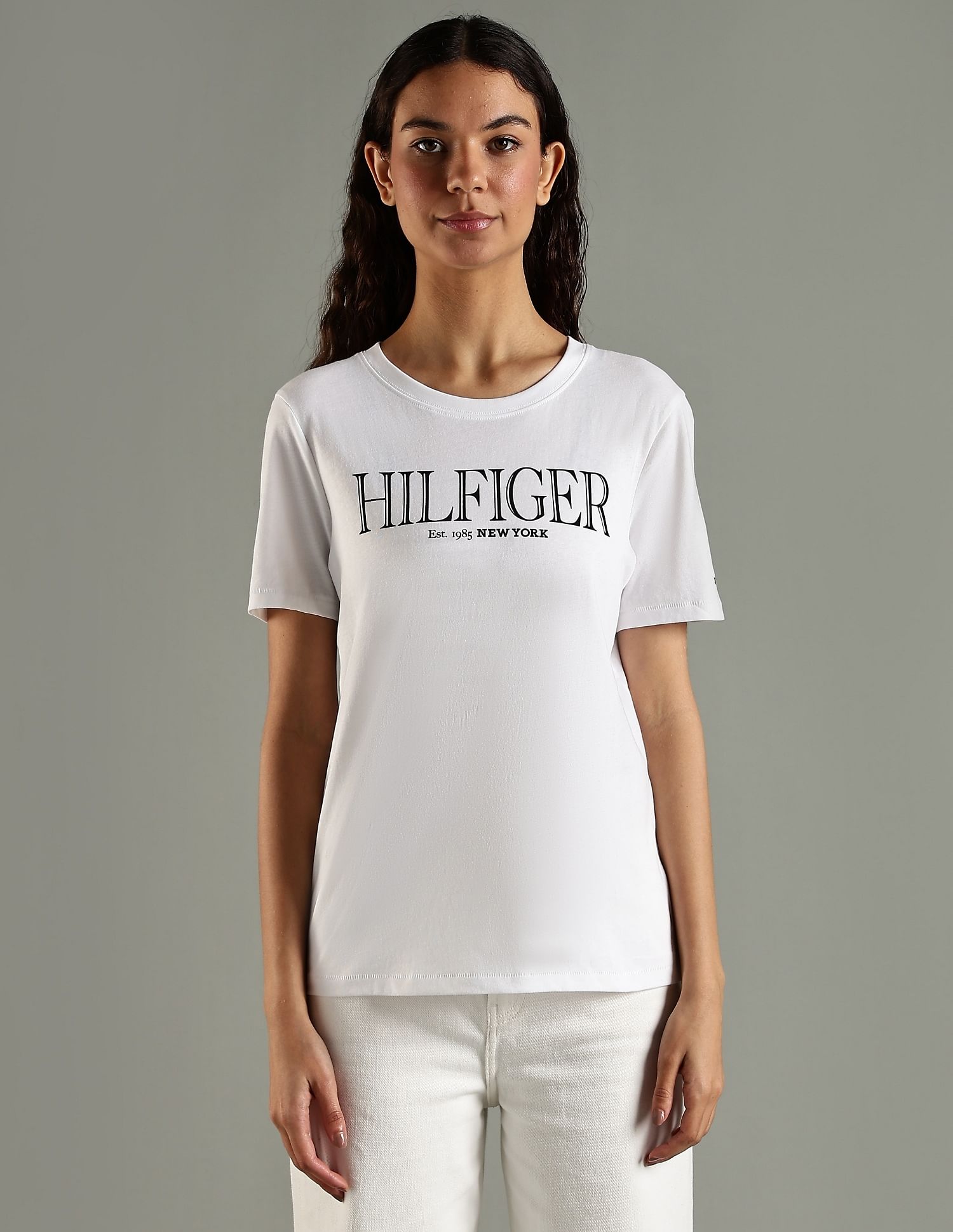 Tommy Hilfiger Logo Regular Fit Cotton T-Shirt