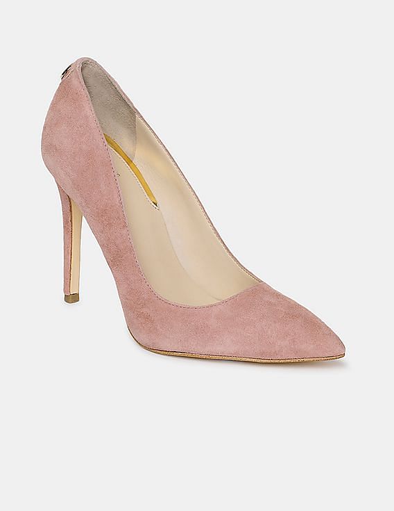 Light pink pointed toe heels best sale