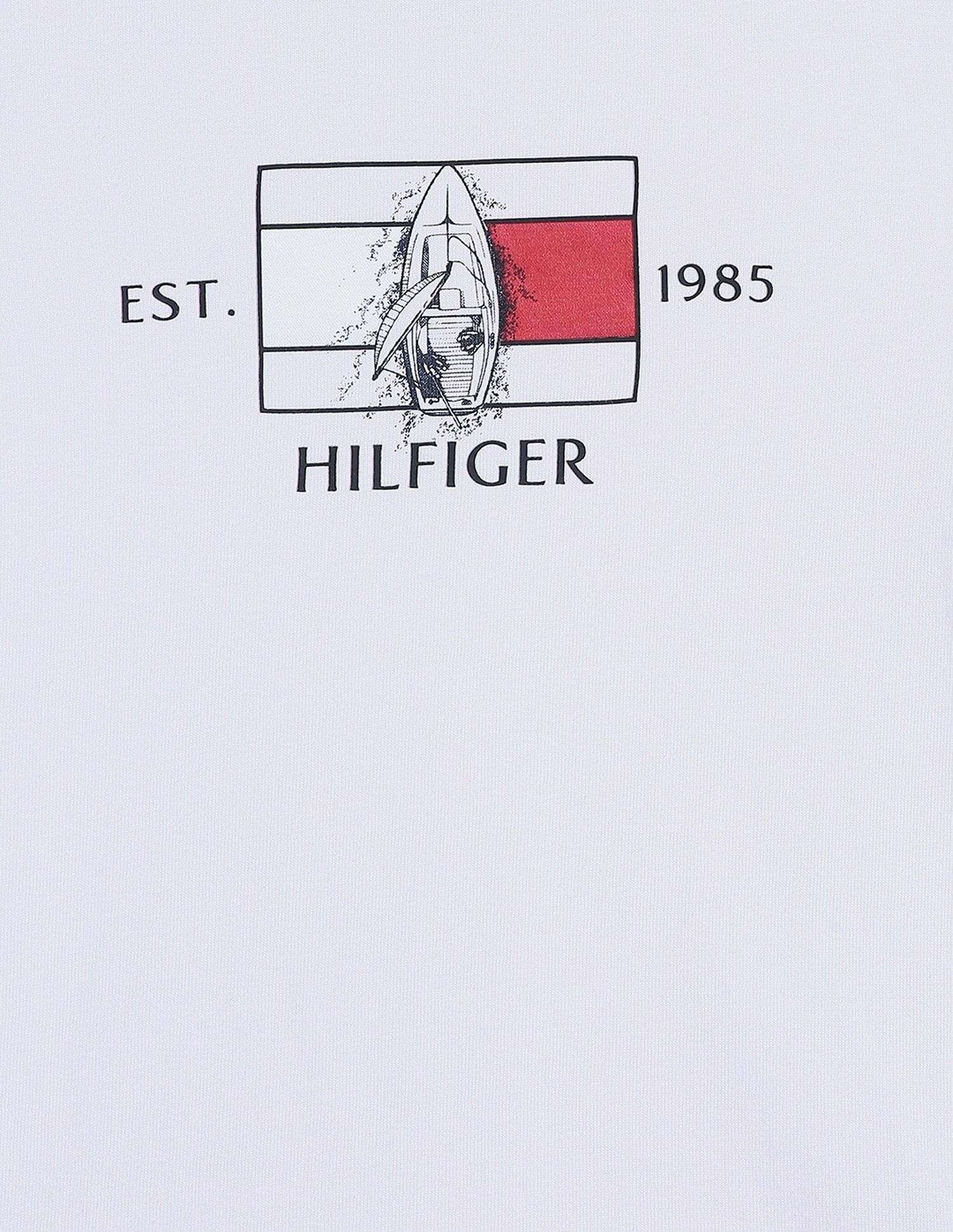Tommy Hilfiger Kids Boys Logo Regular-Fit Cotton T-Shirt