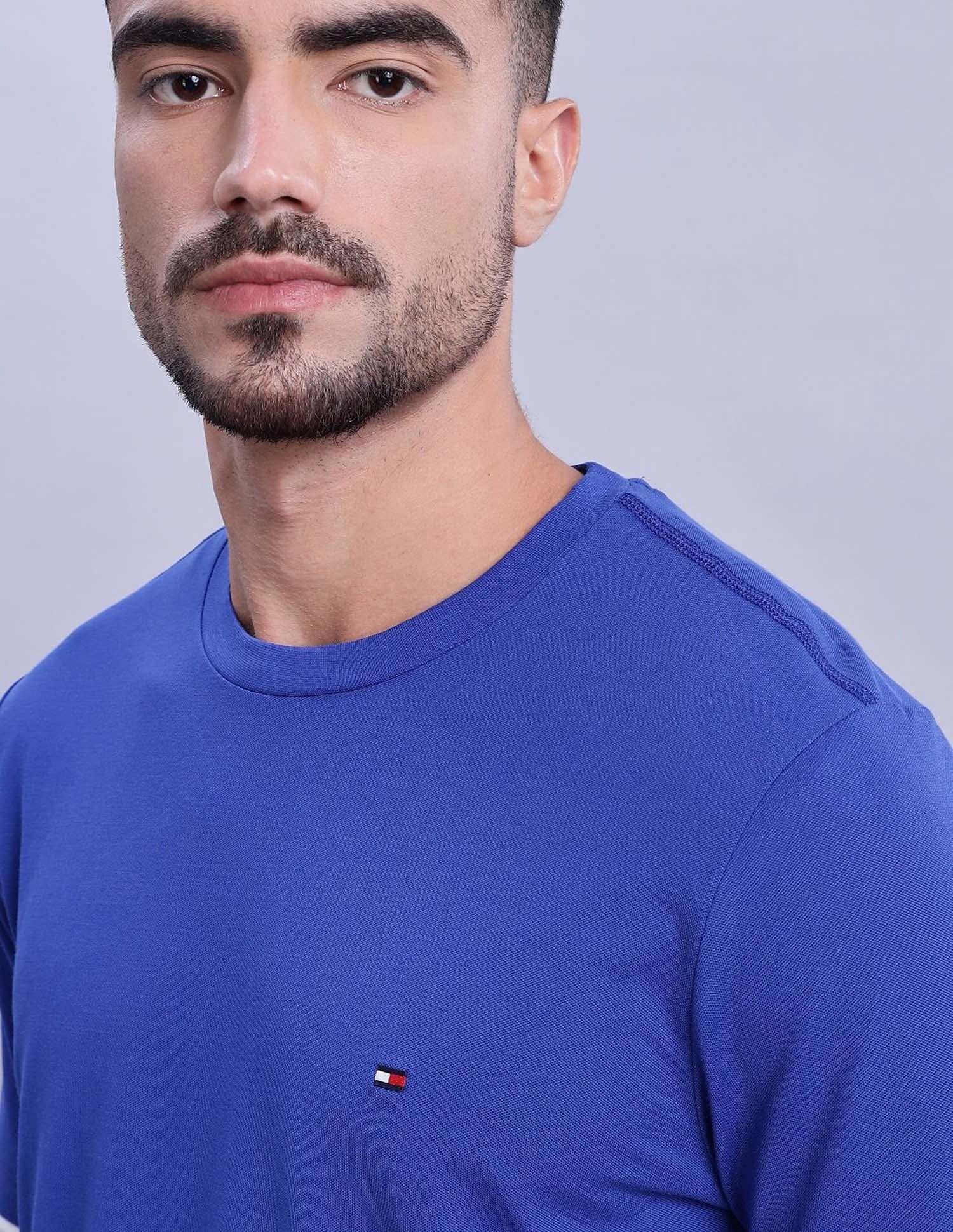 Tommy Hilfiger Solid Regular-Fit Cotton T-Shirt