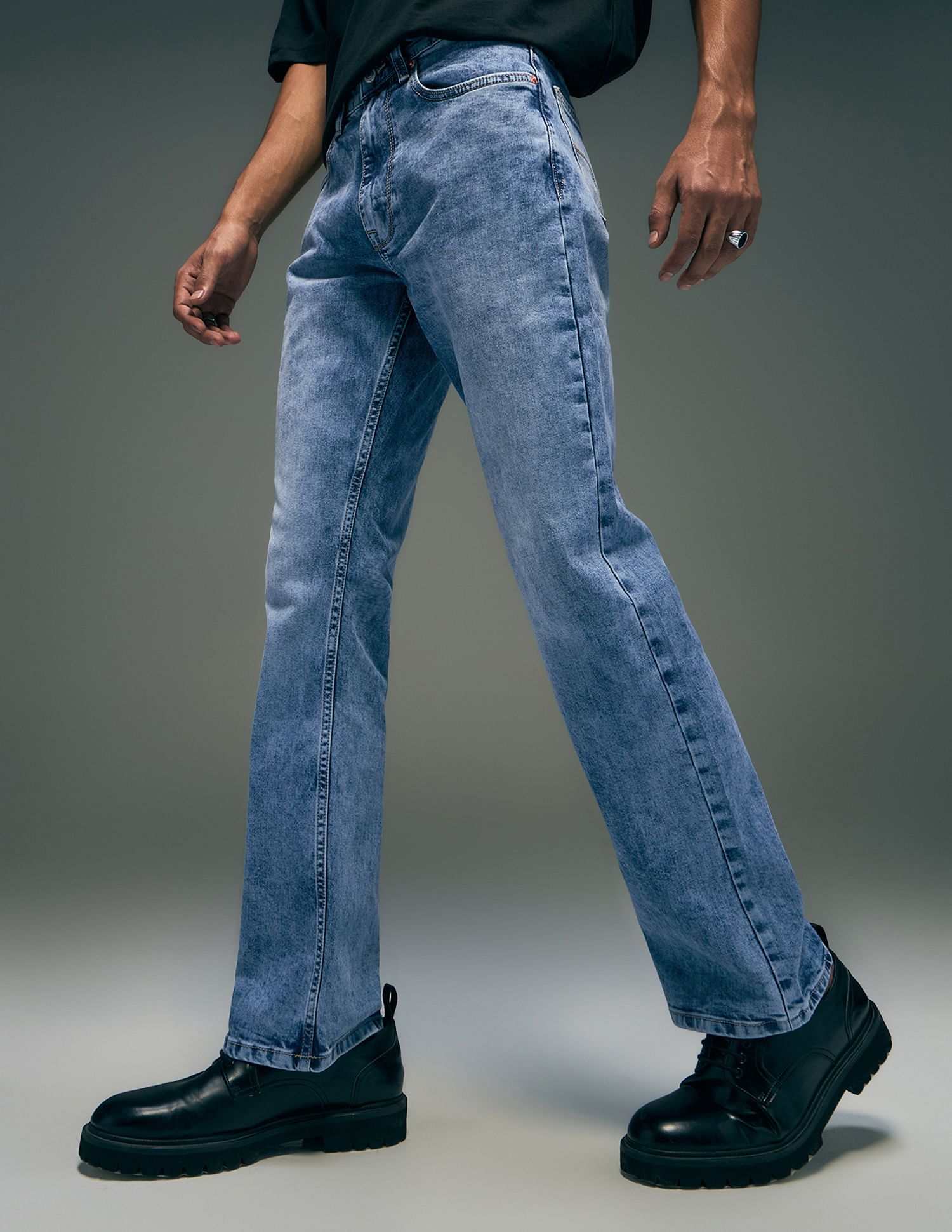 Flying Machine Bruce Bootcut Stretchable Jeans