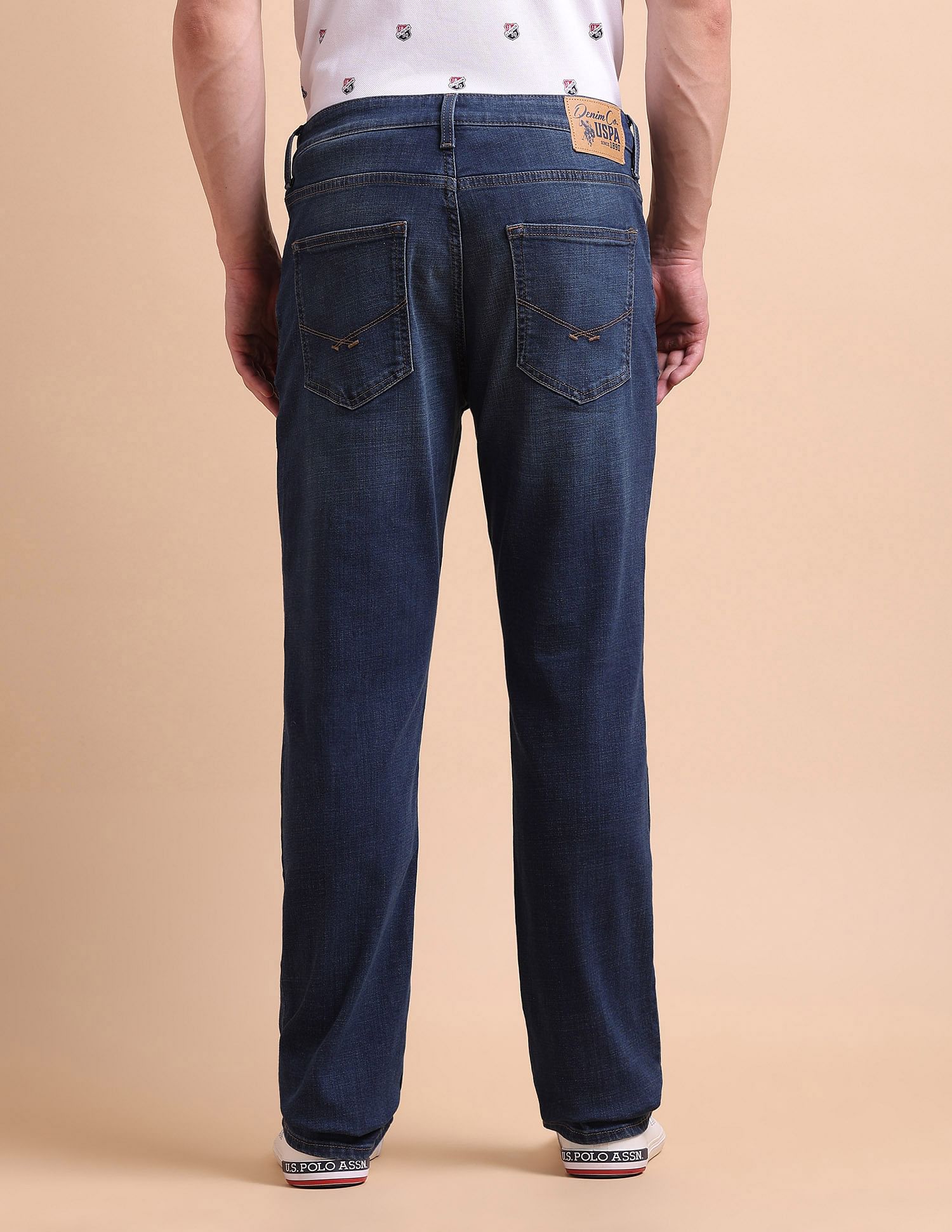 U.S. Polo Assn. Denim Co. Harold Slim Straight Fit Blue Jeans