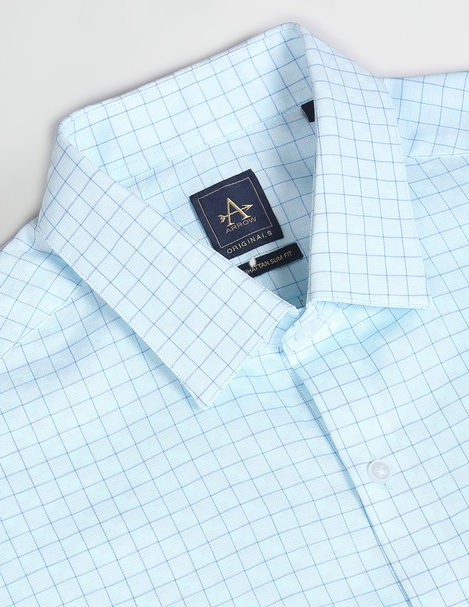 Arrow Graph Check Cotton Formal Shirt