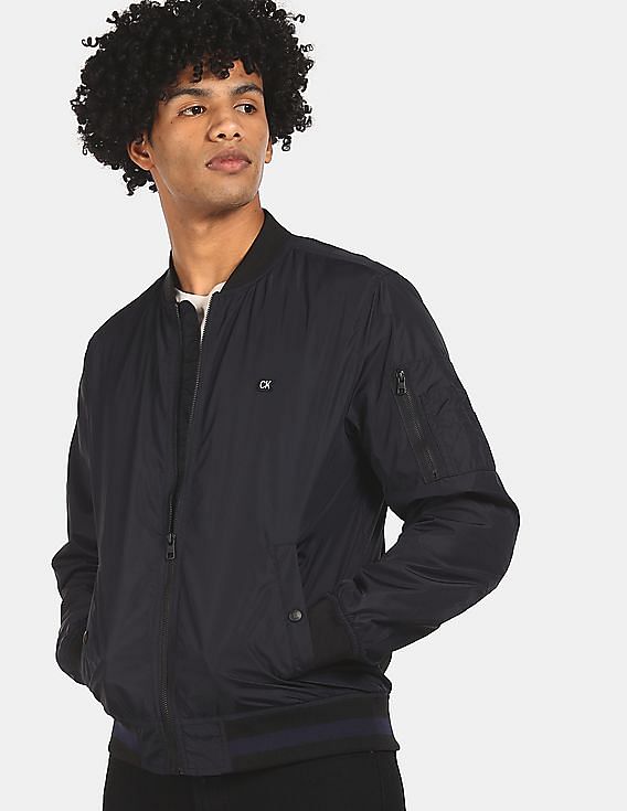 bomber jacket all black