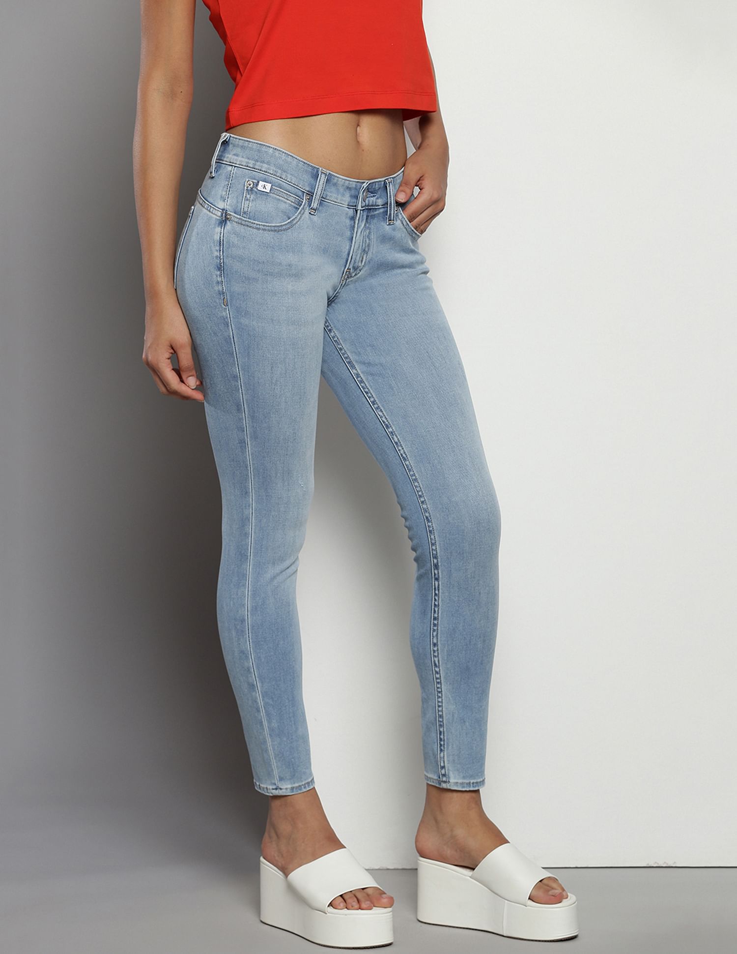 Buy Calvin Klein Body Fit Stone Wash Jeans NNNOW