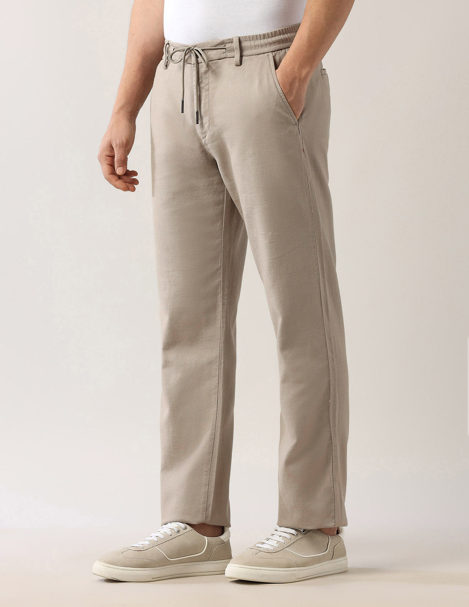 Arrow Sport Straight Fit Night Is Young Trousers
