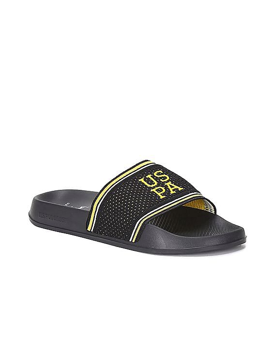 U.S. Polo Assn. Men Knit Upper Logo Breyton 3.0 Slides