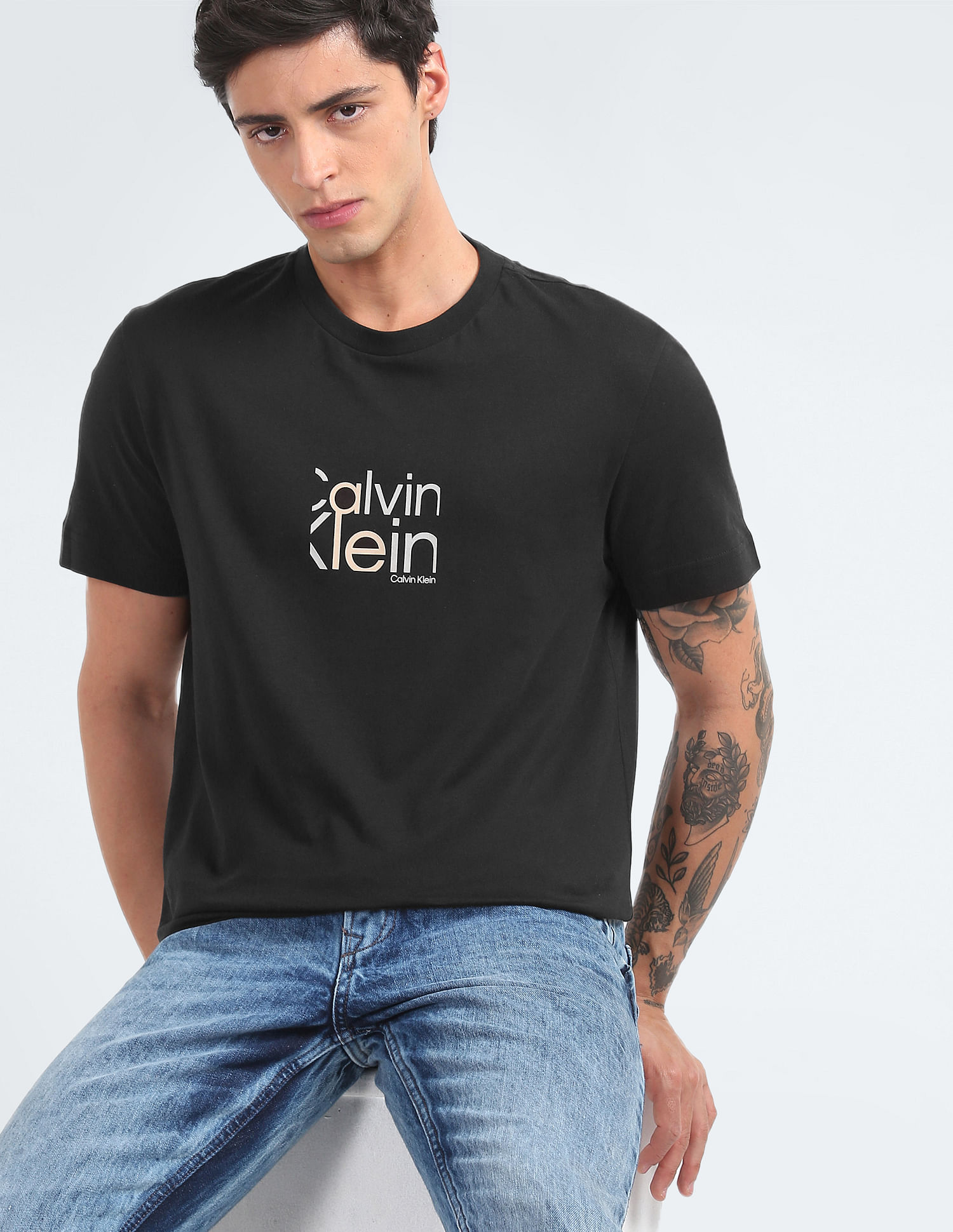 Klein Logo Organic Cotton T-Shirt - NNNOW.com