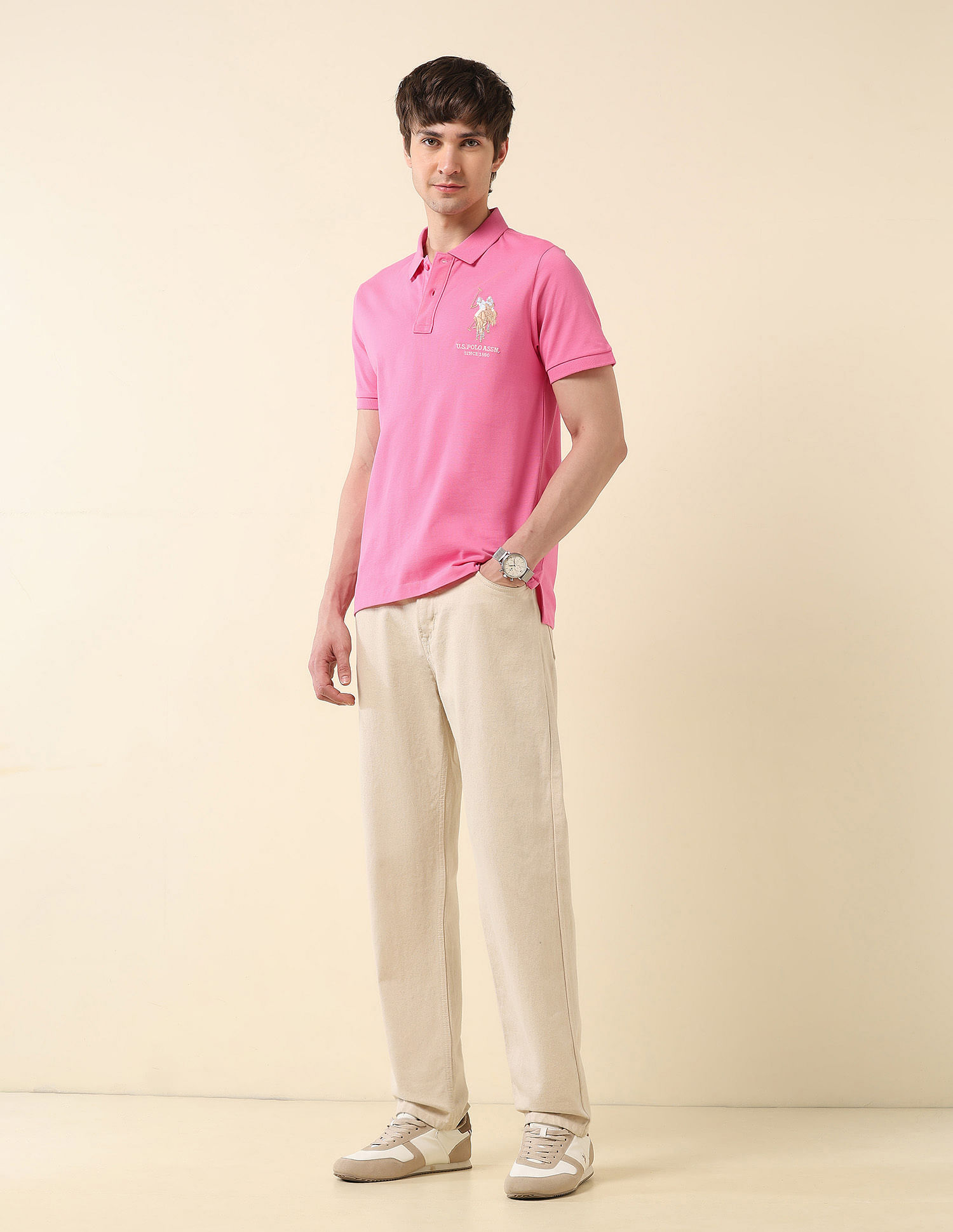 U.S. Polo Assn. Solid Summer Splash Polo Shirt