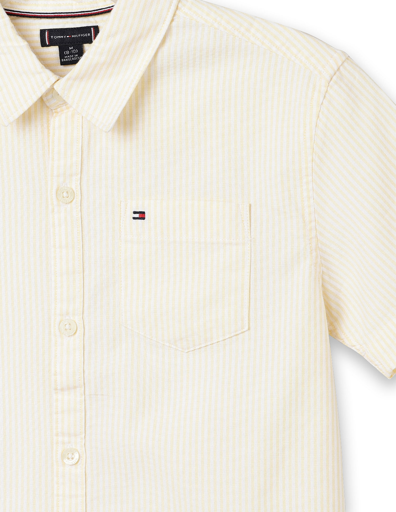 Tommy Hilfiger Kids Boys Stretch Stripe Shirt