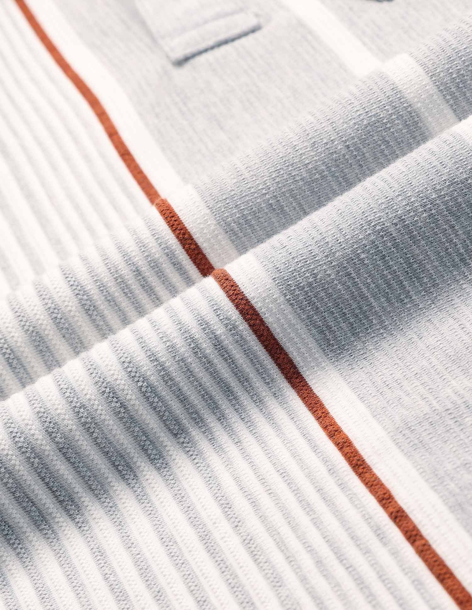 Arrow Sport Vertical Striped Regular Fit Polo Shirt