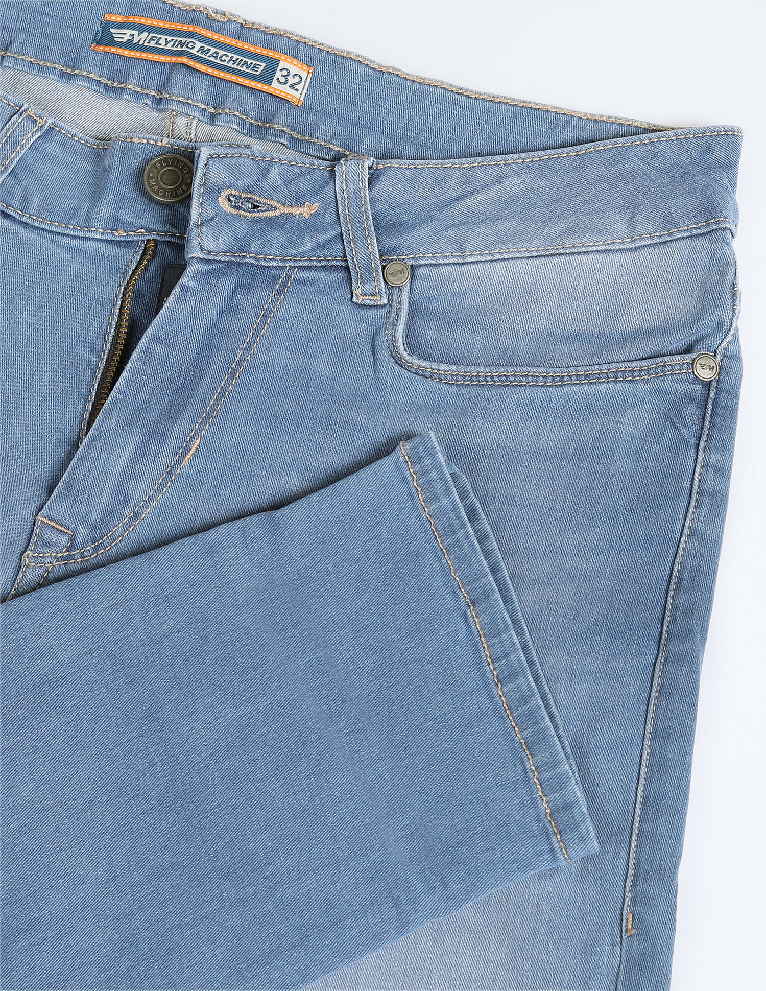 Flying Machine Jackson Super Skinny Fit Mid Rise Jeans