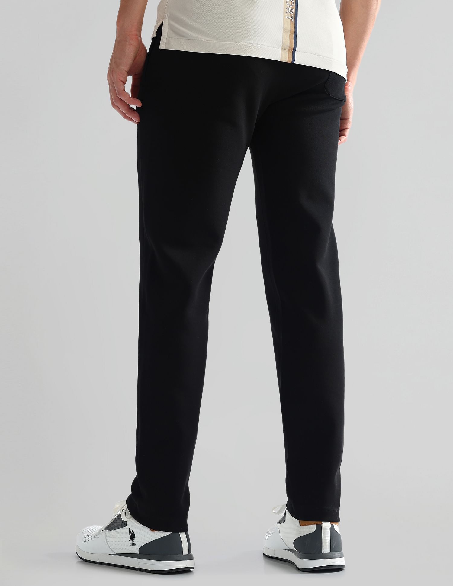 U.S. Polo Assn. Denim Co. Slim Fit Mid Rise Track Pants