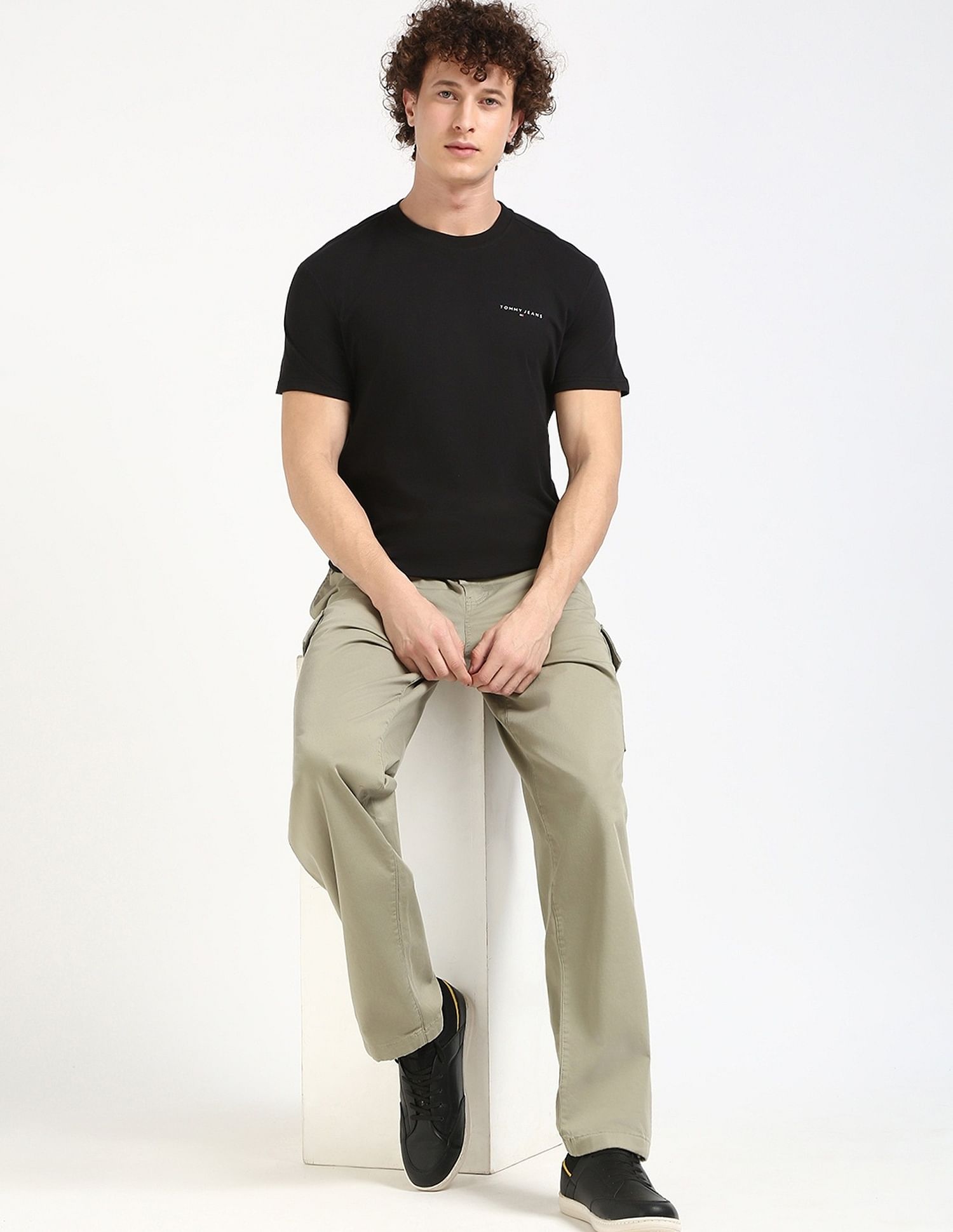 Tommy Hilfiger Solid Slim-Fit Cotton T-Shirt