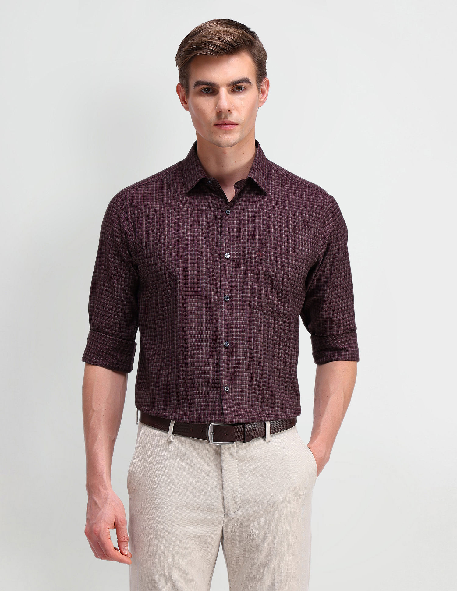Arrow Liberty Classic Gingham Checked Shirt