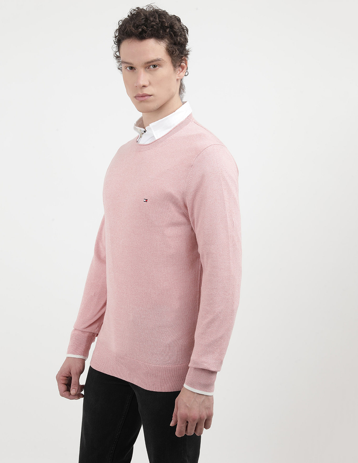 Tommy Hilfiger Mouline Organic Cotton Sweater