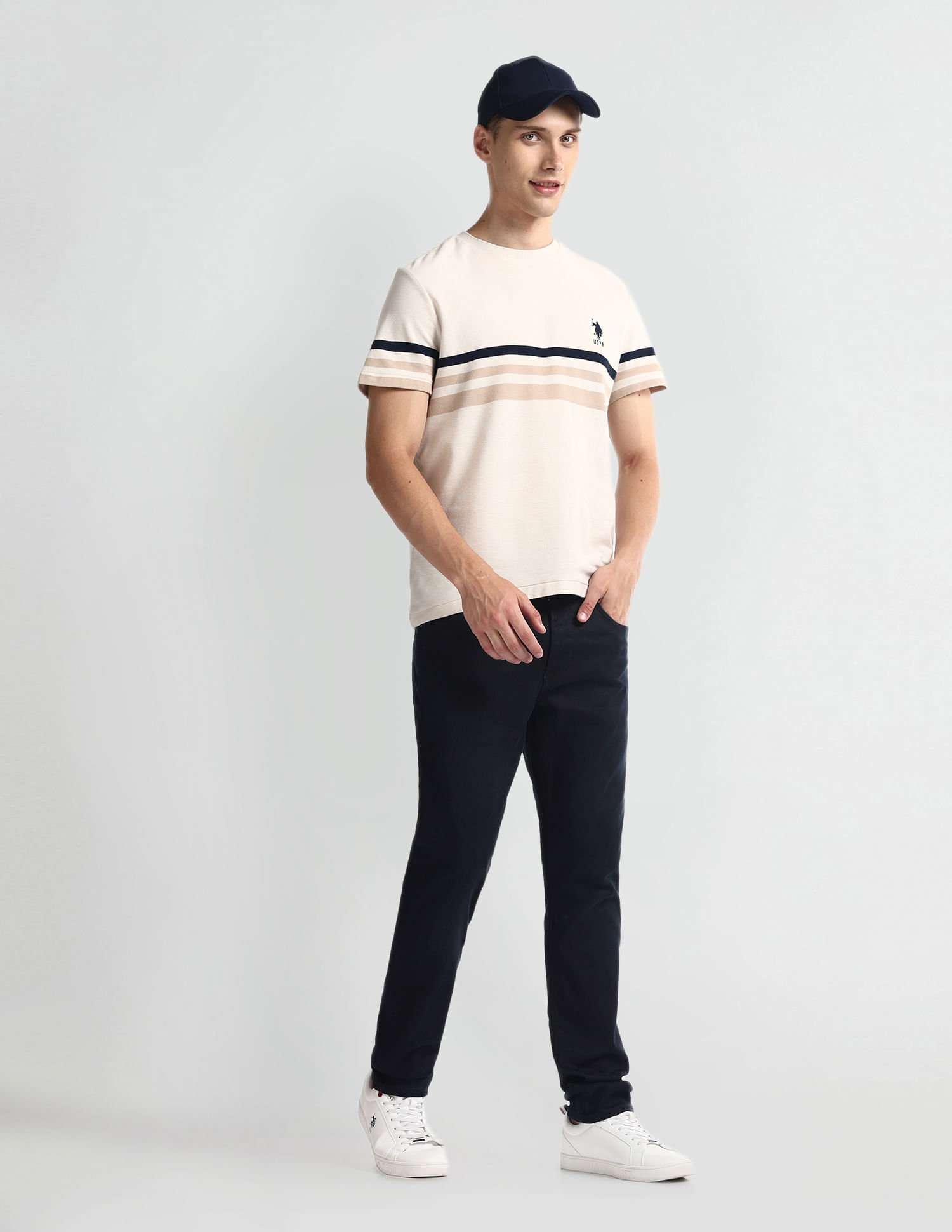 U.S. Polo Assn. Denim Co. Brandon Slim Tapered Fit Blue Jeans