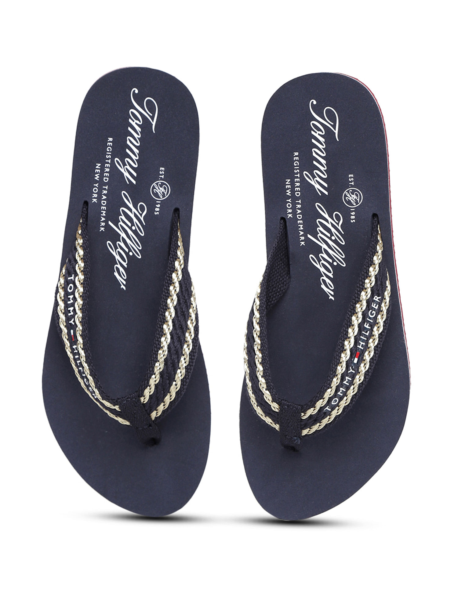 Tommy hilfiger beach flip on sale flops