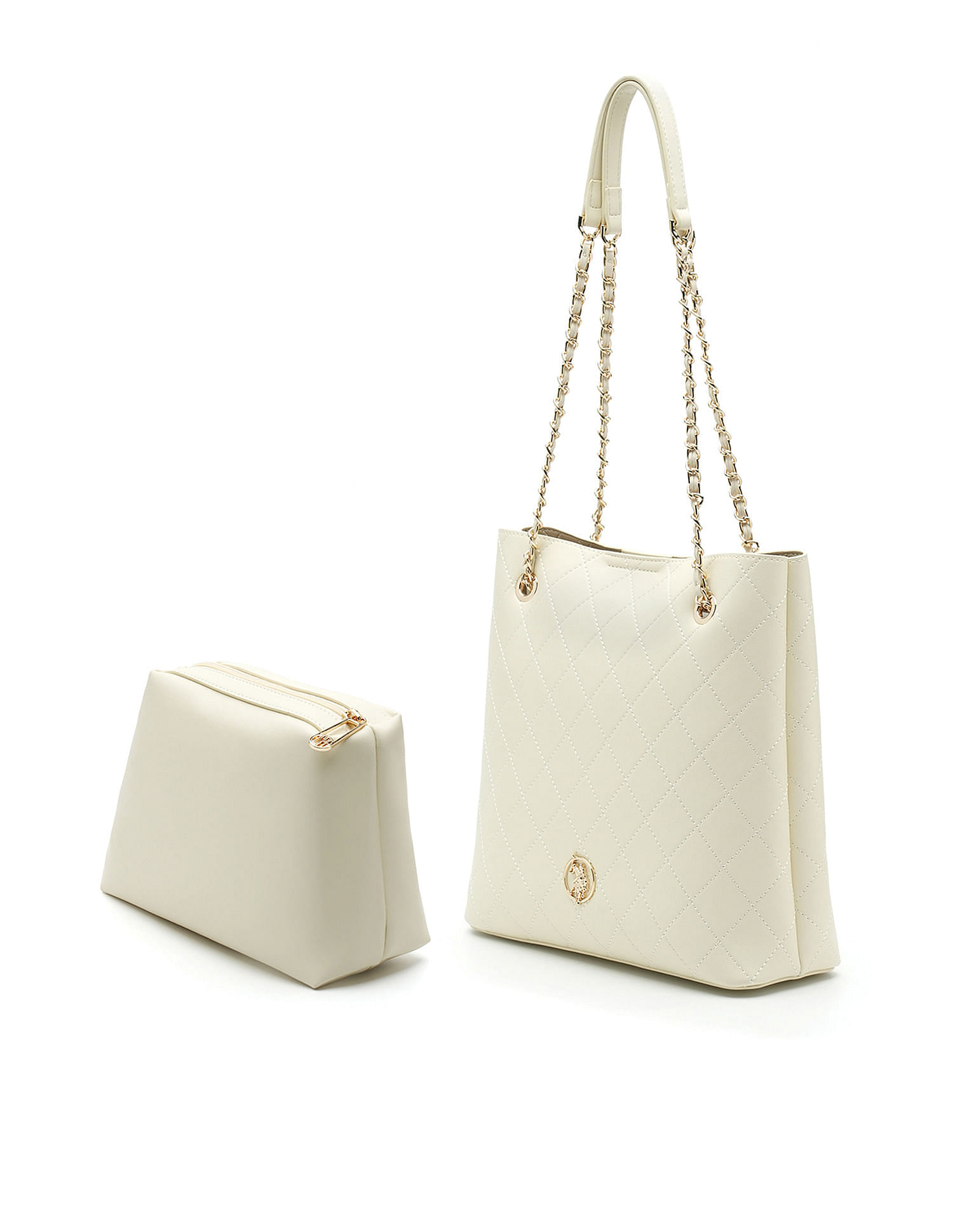 U.S. Polo Assn. Jess Textured Tote With Sling Bag