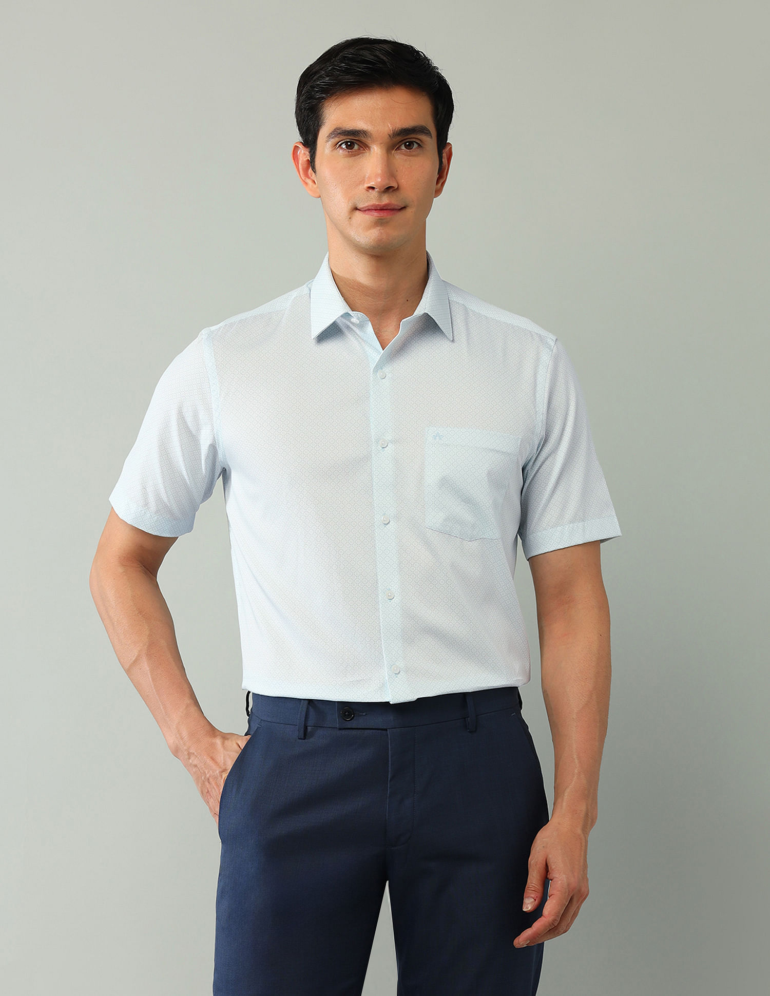 Arrow Regular Fit Twill Printed Shirt