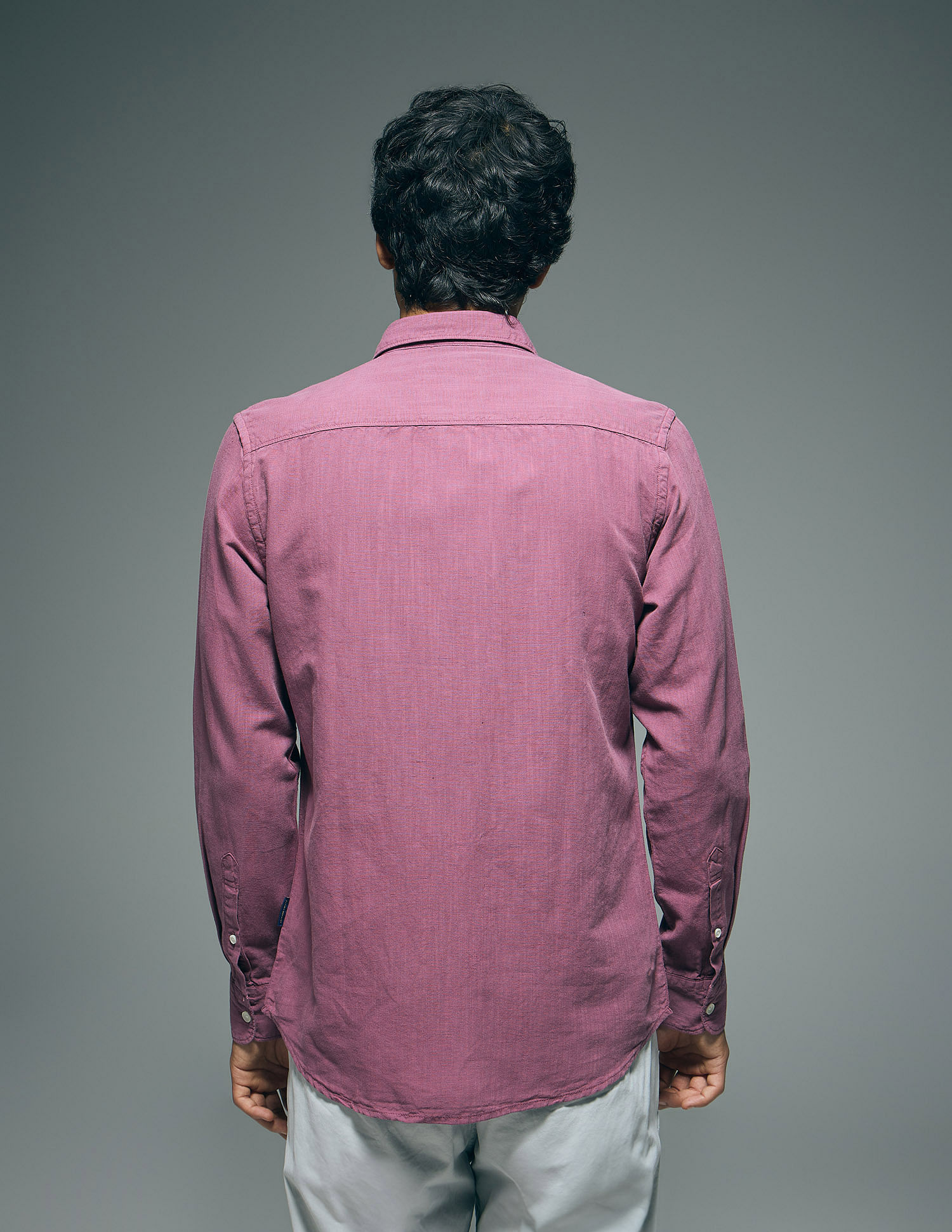 Flying Machine Solid Slim Fit Shirt