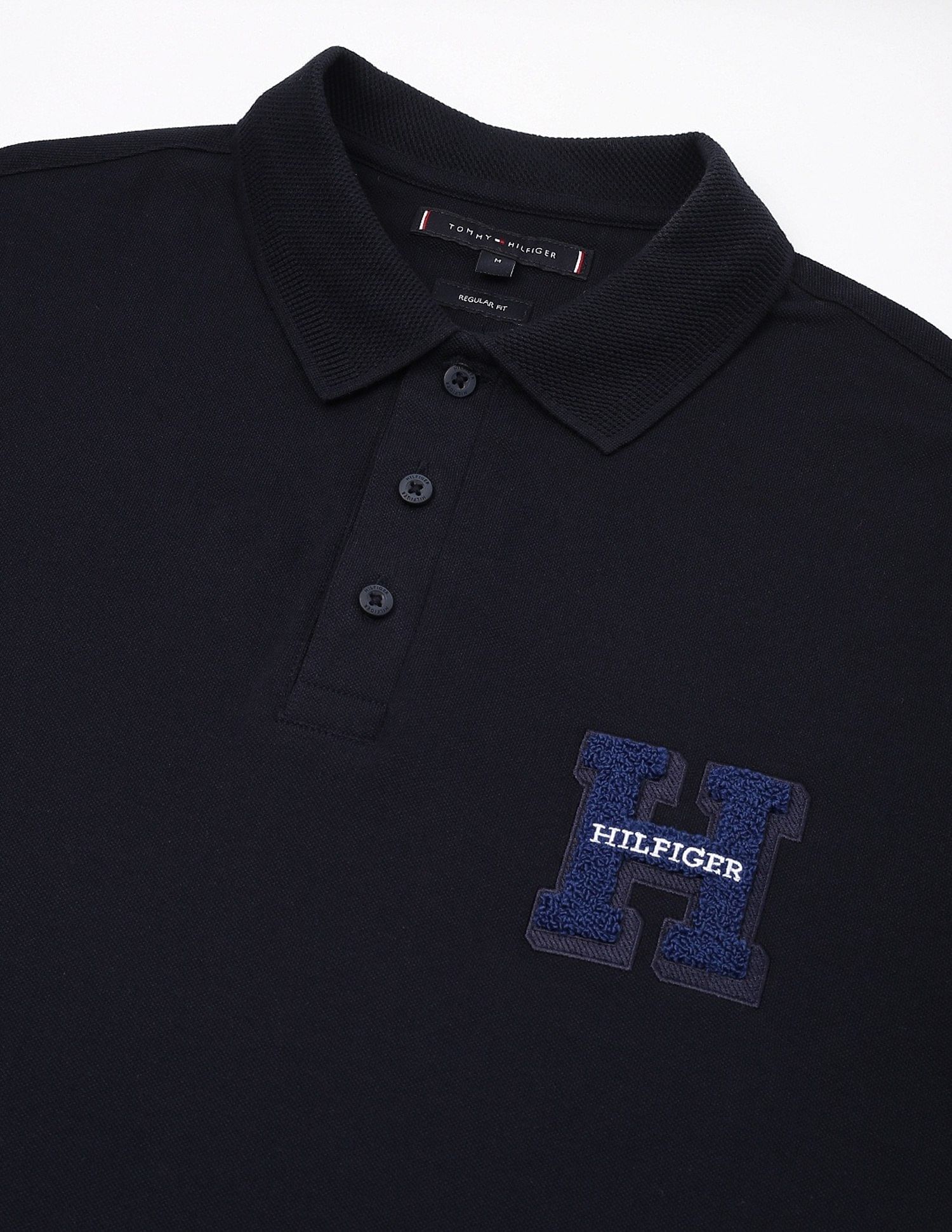 Tommy Hilfiger Embroidered Logo Regular-Fit Cotton Polo Shirt