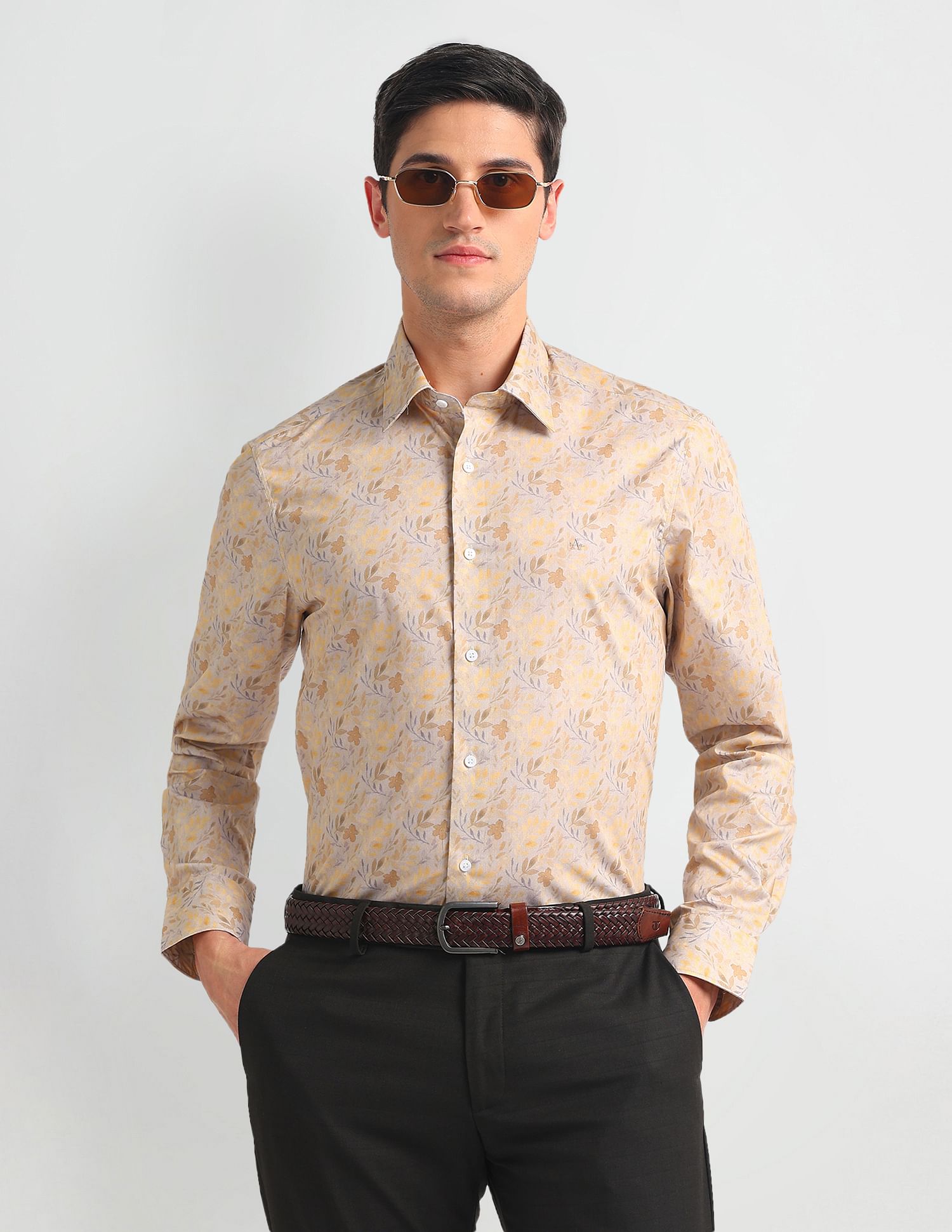Arrow Floral Print Tailored 1851 Shirt
