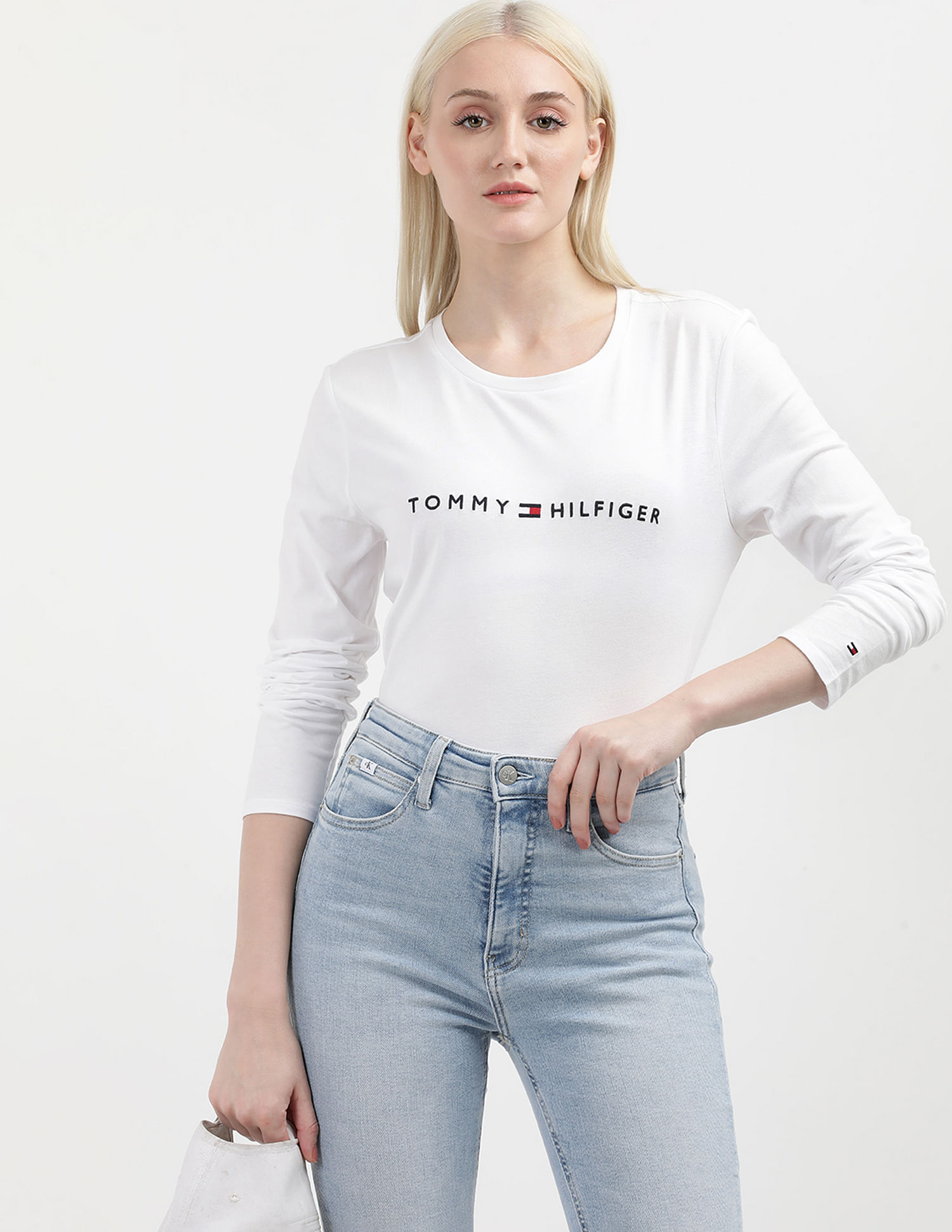 Tommy Hilfiger Brand Embroidered Sherry T-Shirt