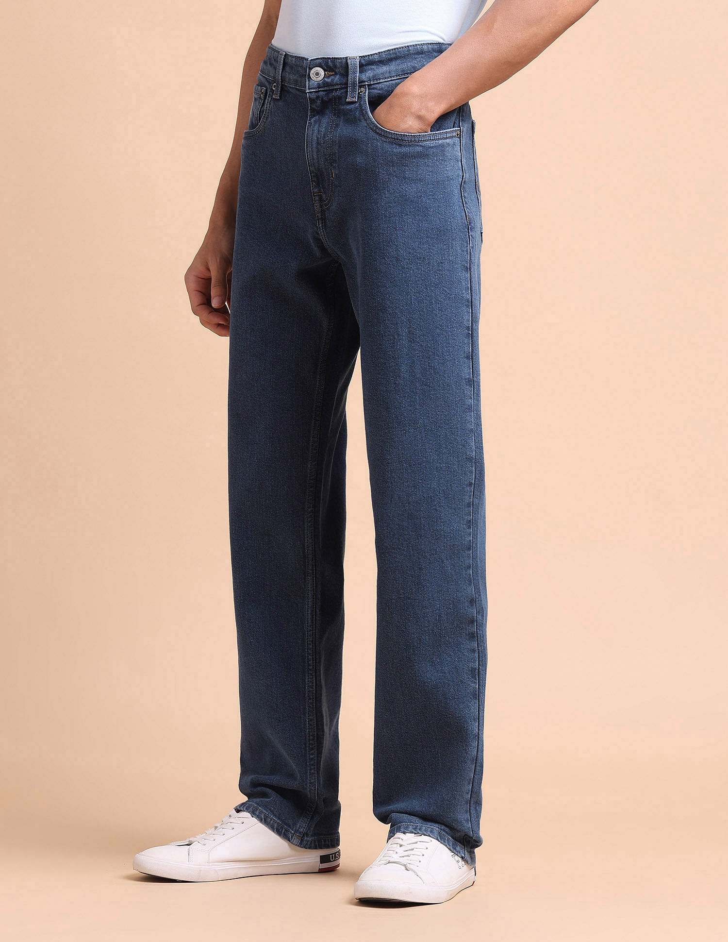 U.S. Polo Assn. Denim Co. Shawn Relaxed Fit Blue Jeans