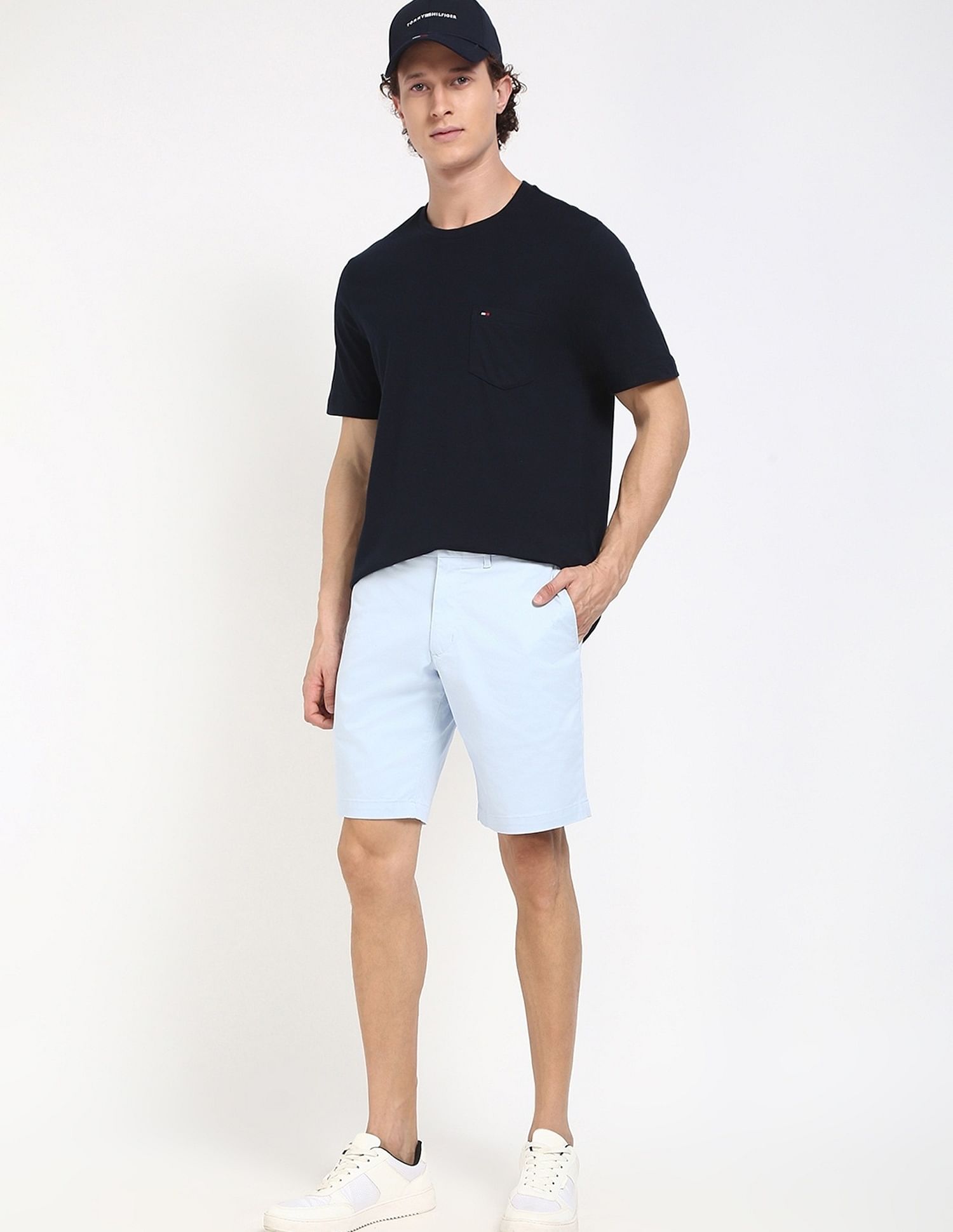 Tommy Hilfiger Solid Regular-Fit Cotton T-Shirt