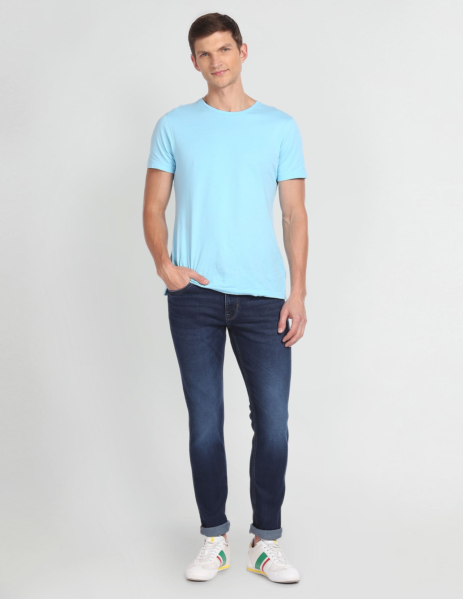 U.S. Polo Assn. Denim Co. Slim Tapered Fit Blue Jeans