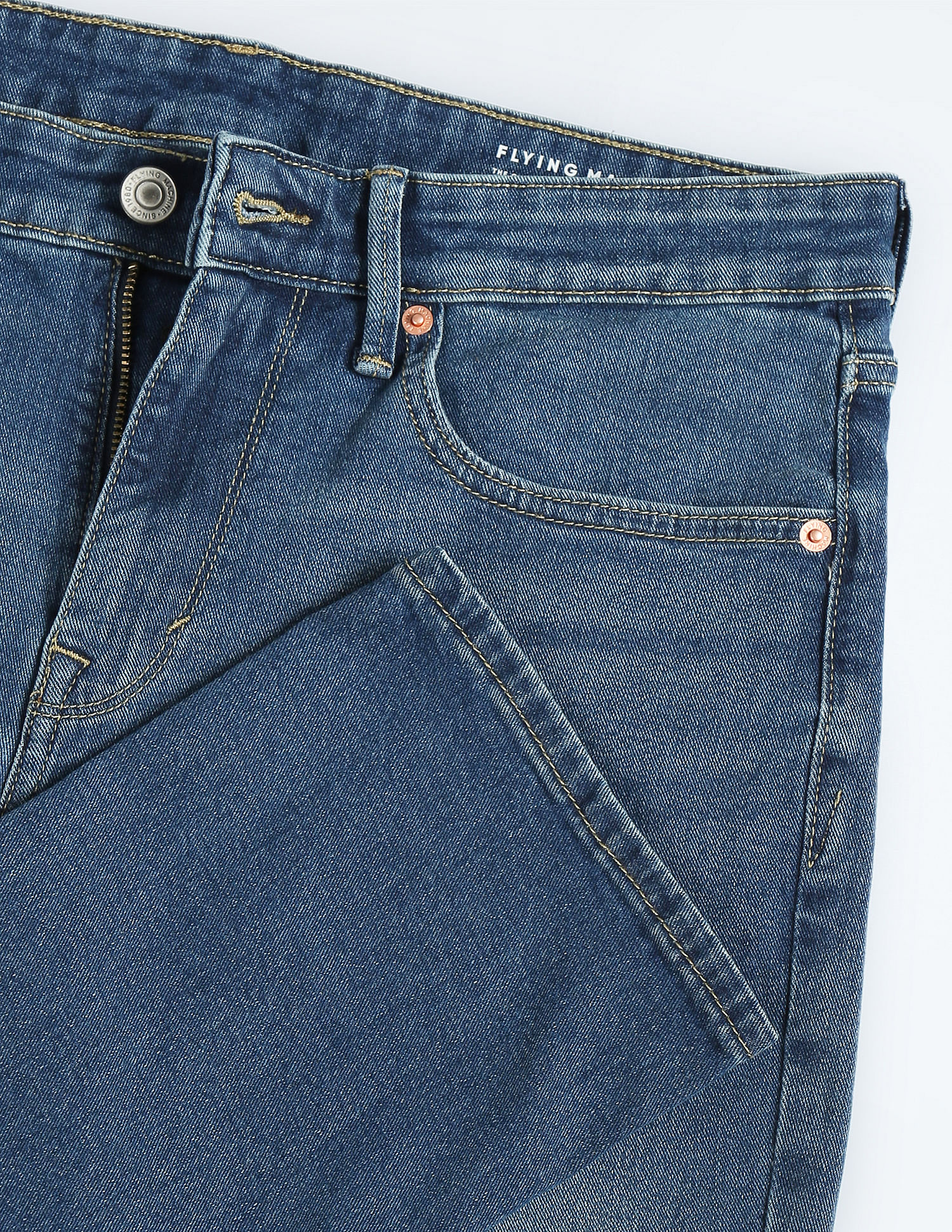 Flying Machine Freddie Slim Straight Fit Jeans