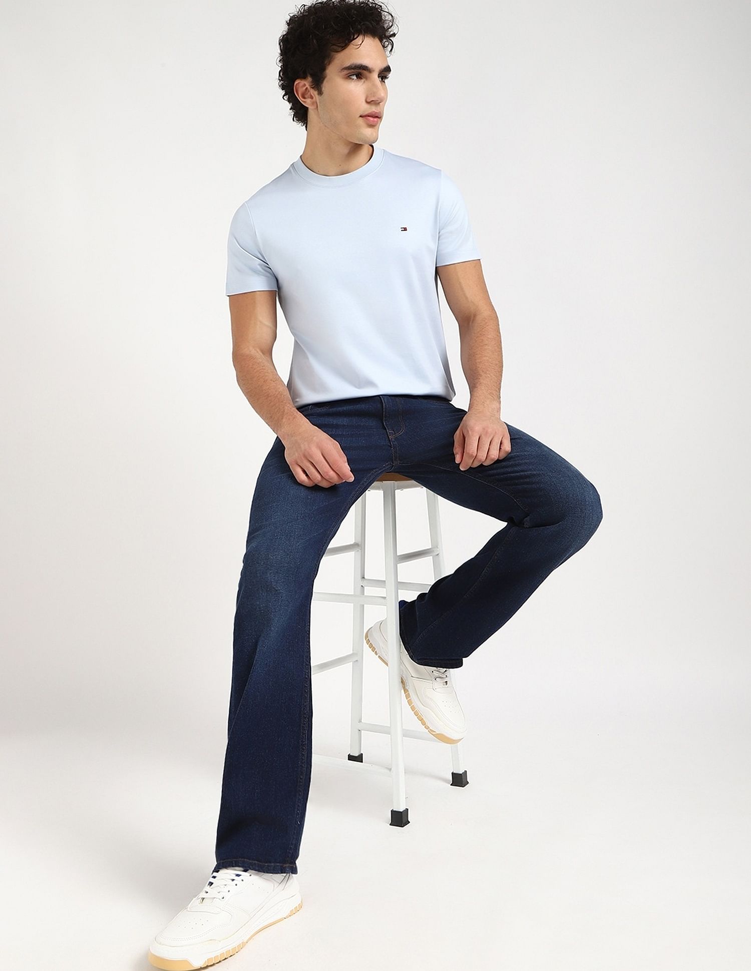 Tommy Hilfiger Solid Slim-Fit Cotton T-Shirt