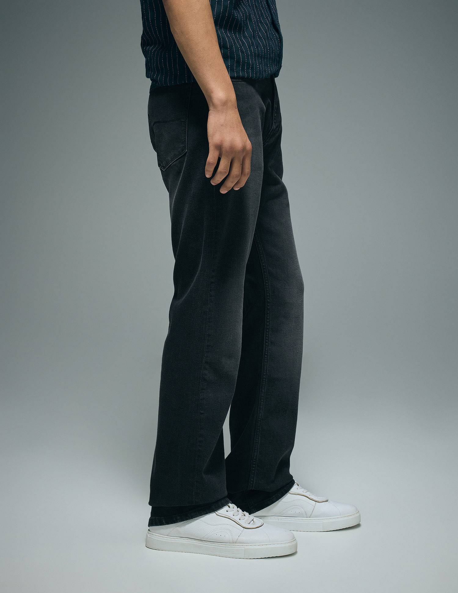 Flying Machine Mid Rise Bootcut Jeans