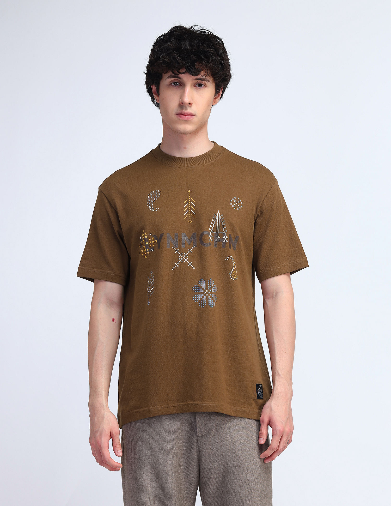 Flying Machine Cotton Relaxed Fit T-Shirt
