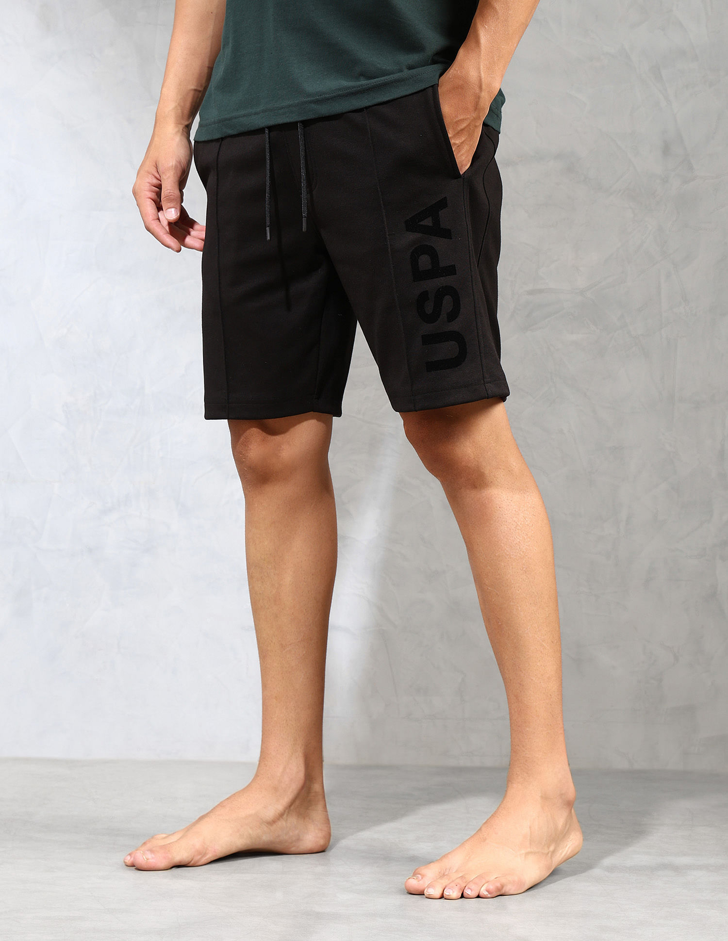U.S. Polo Assn. Brand Printed OES06 Lounge Shorts - Pack Of 1